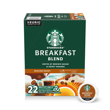 Starbucks K-Cup Coffee Pods, Medium Roast Hot or Iced Coffee, Pike Place Roast, 96 Keurig Pods