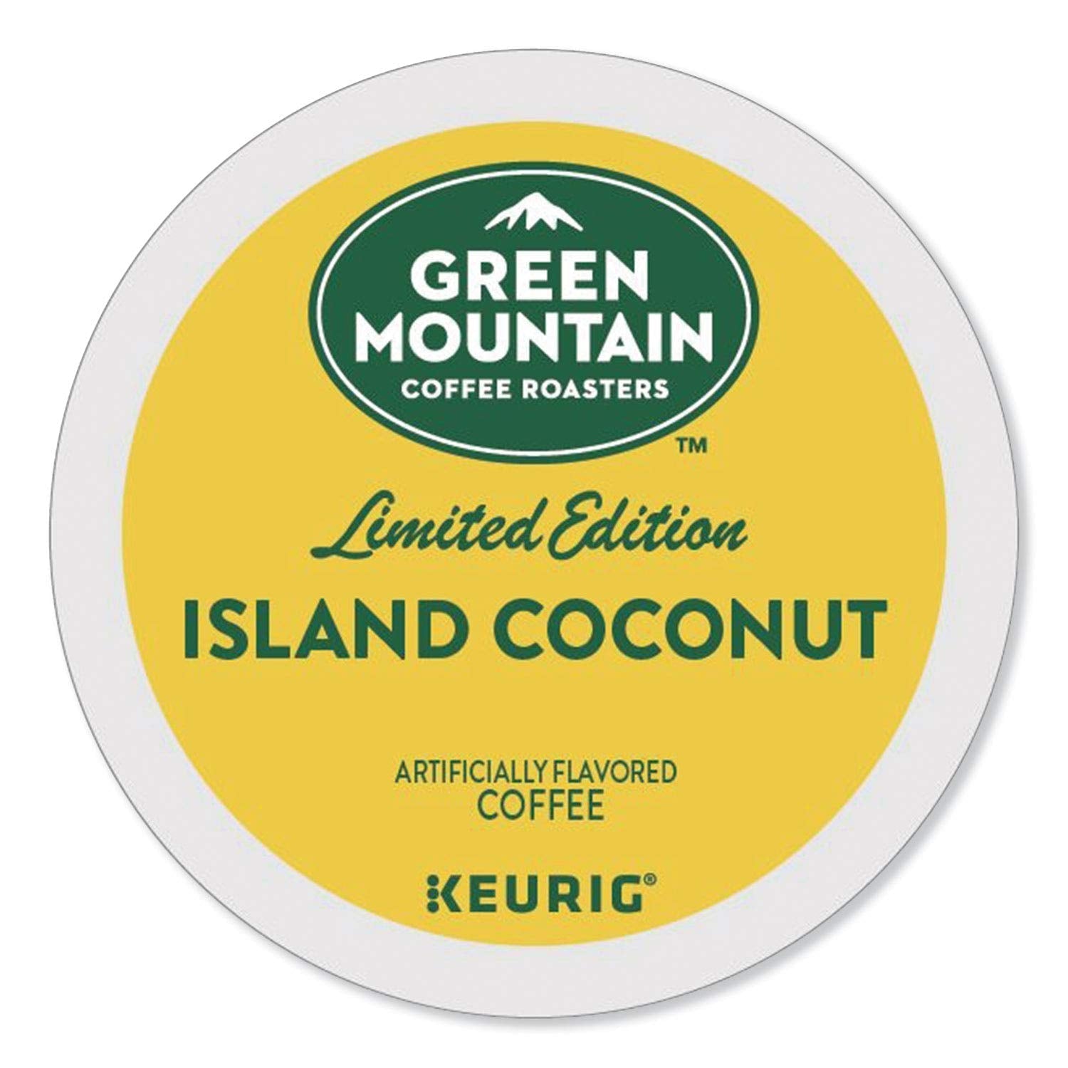 Green Mountain Coffee Roasters Caramel Vanilla Cream Keurig Single-Serve K-Cup pods, Light Roast Coffee, 72 Count