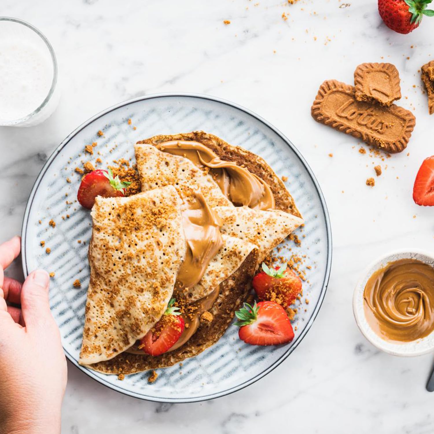 Lotus Biscoff Cookie Butter Spread, Creamy, non GMO + Vegan, 25.4oz