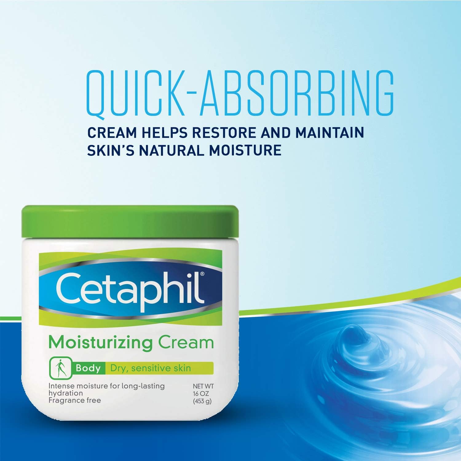 Cetaphil Moisturizing Cream, 16 Oz