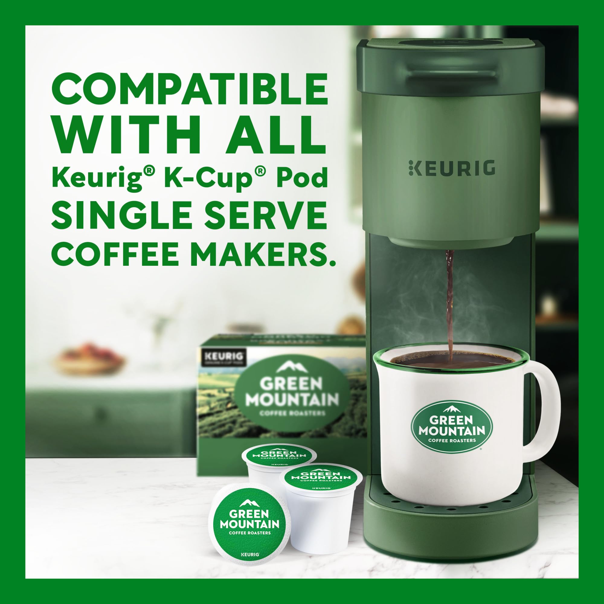 Green Mountain Coffee Roasters Dark Magic Keurig Single-Serve K-Cup Pods, Dark Roast Coffee, 72 Count