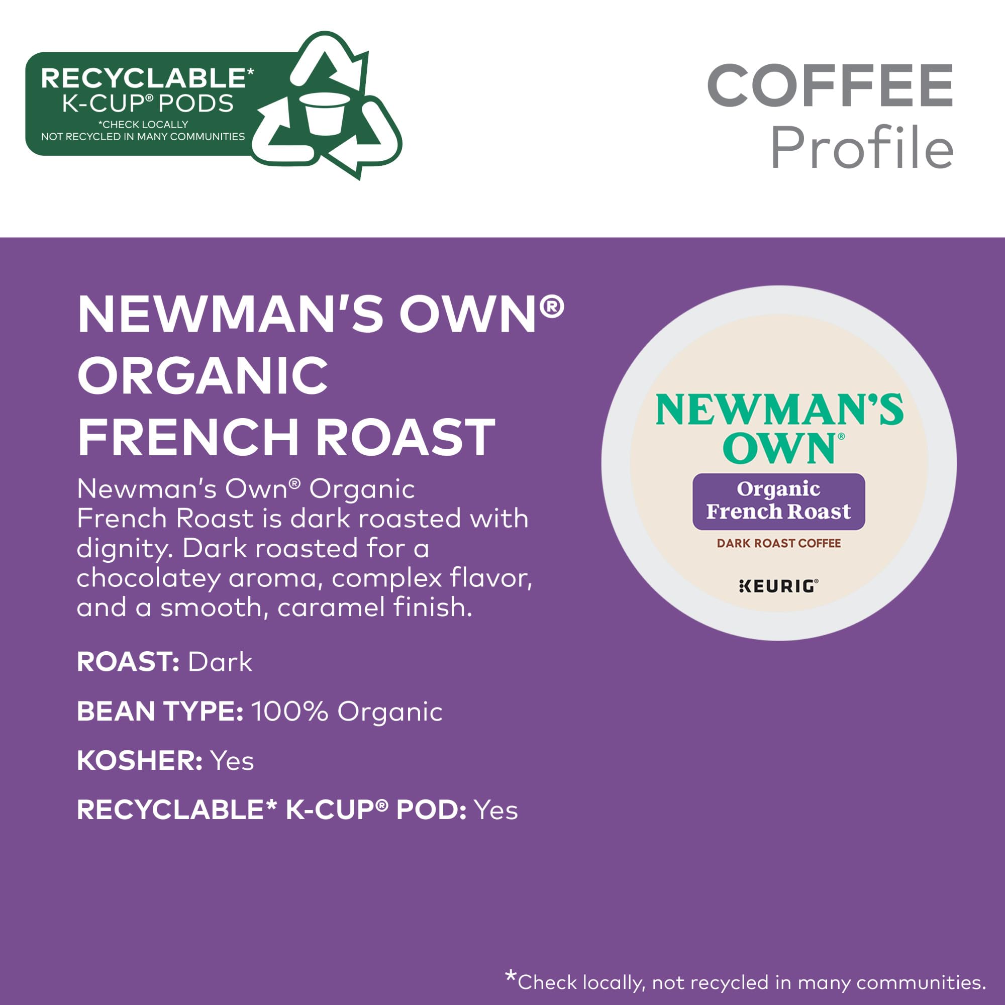 Newman's Own Organics Special Blend Keurig Single-Serve K-Cup Pods, Medium Roast Coffee, 96 Count