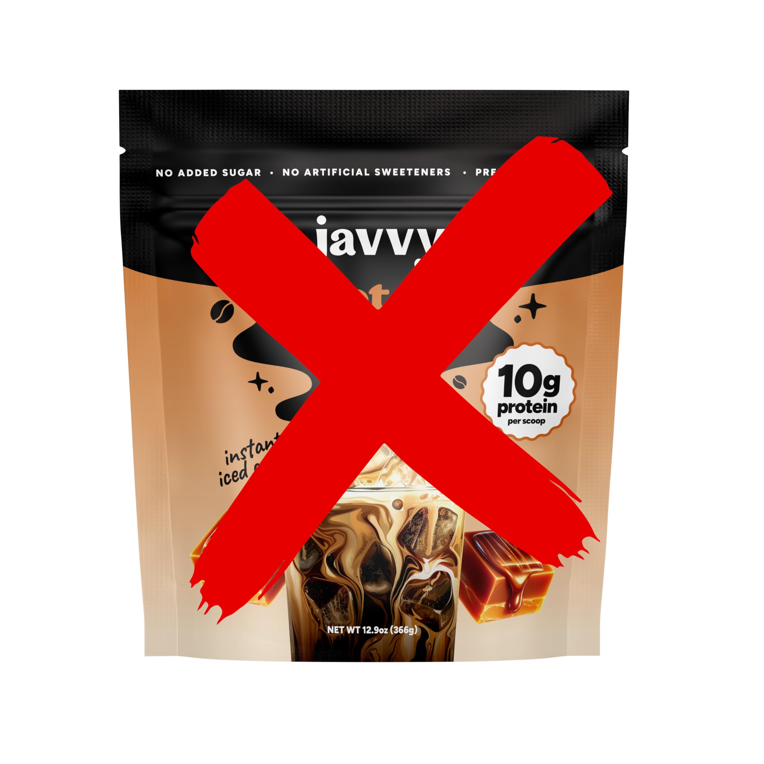 Caramel Protein Iced Coffee - Premium Whey Protein & Instant Iced Coffees - 100% Natural Cold Brew - Zero Artificial Flavors & Sweeteners, 80 mg Caffeine Per Serving, No Added Sugar, 20 Servings