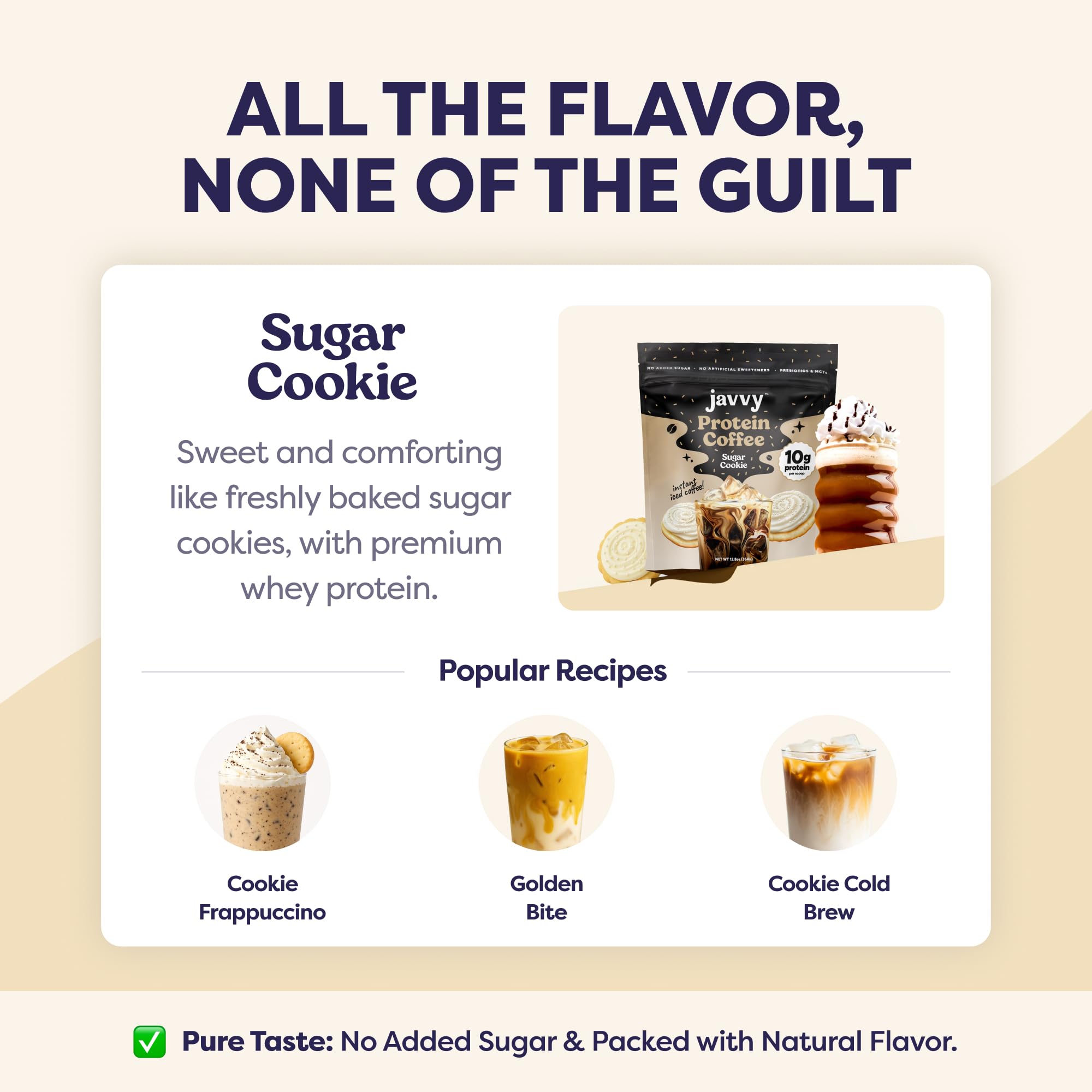 Caramel Protein Iced Coffee - Premium Whey Protein & Instant Iced Coffees - 100% Natural Cold Brew - Zero Artificial Flavors & Sweeteners, 80 mg Caffeine Per Serving, No Added Sugar, 20 Servings