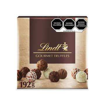 Lindt Gourmet Truffles Chocolate Candy Truffles, Assorted Chocolate Truffles, Christmas Candy, 14.7 oz. Gift Box