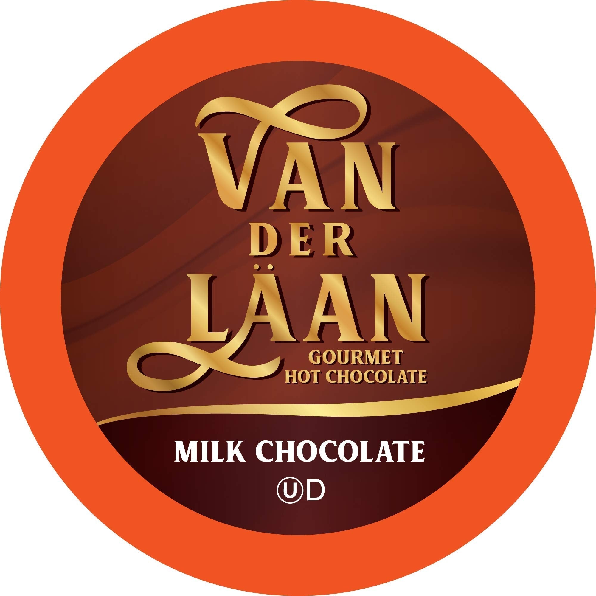 Van Der Laan Chocolate Hot Cocoa Pods, Dark Chocolate Gourmet Dutch Chocolate Compatible with K Cup Brewers Including 2.0, 40 Count