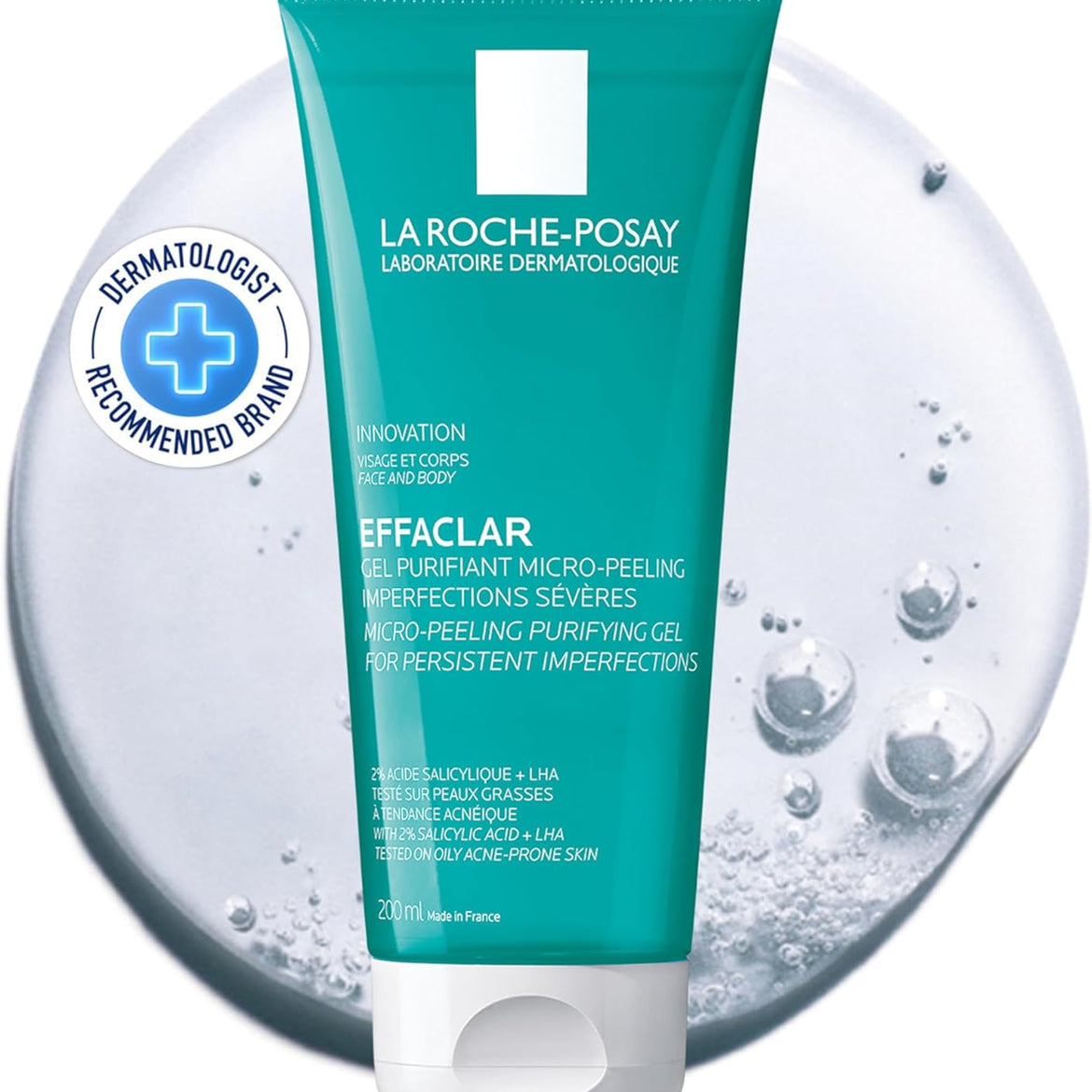 La Roche-Posay Effaclar Micropeeling Cleansing Gel with Salicylic Acid For Oily Skin