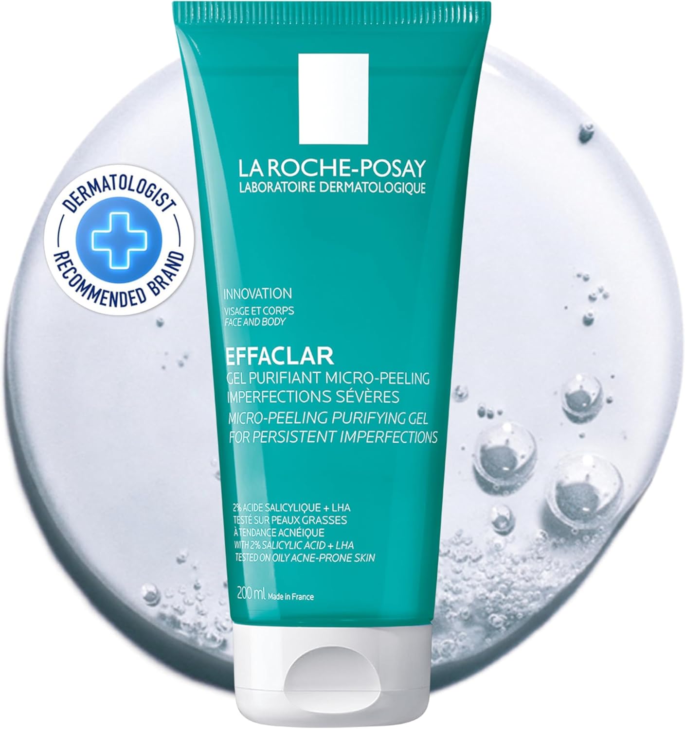 La Roche-Posay Effaclar Micropeeling Cleansing Gel with Salicylic Acid For Oily Skin