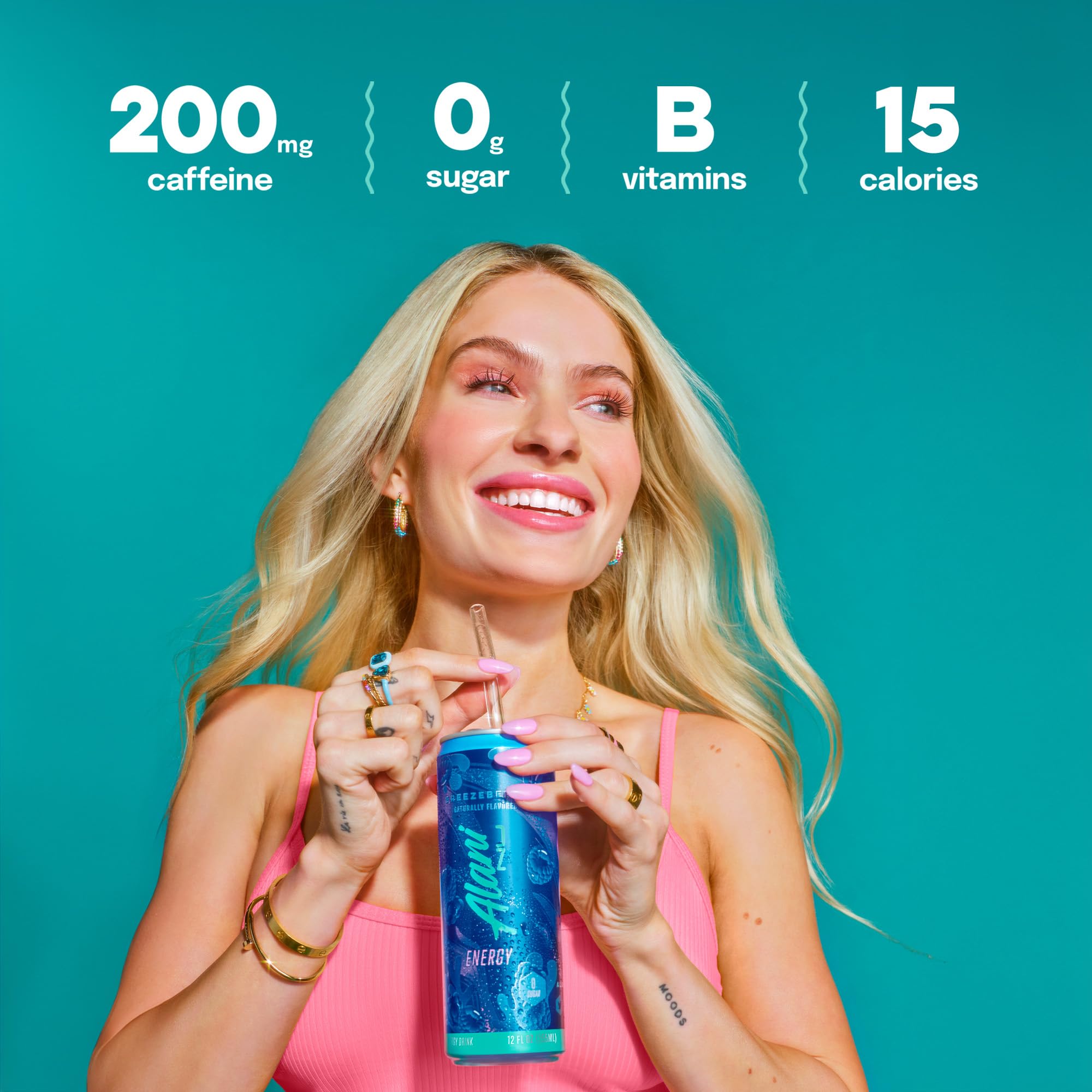 Alani Nu CHERRY TWIST Sugar Free, Low Calorie Energy Drinks, 200mg Caffeine, Biotin B Vitamins, Zero Sugar, 15 Calories, 12 Fl Oz Cans, 12 Pack0