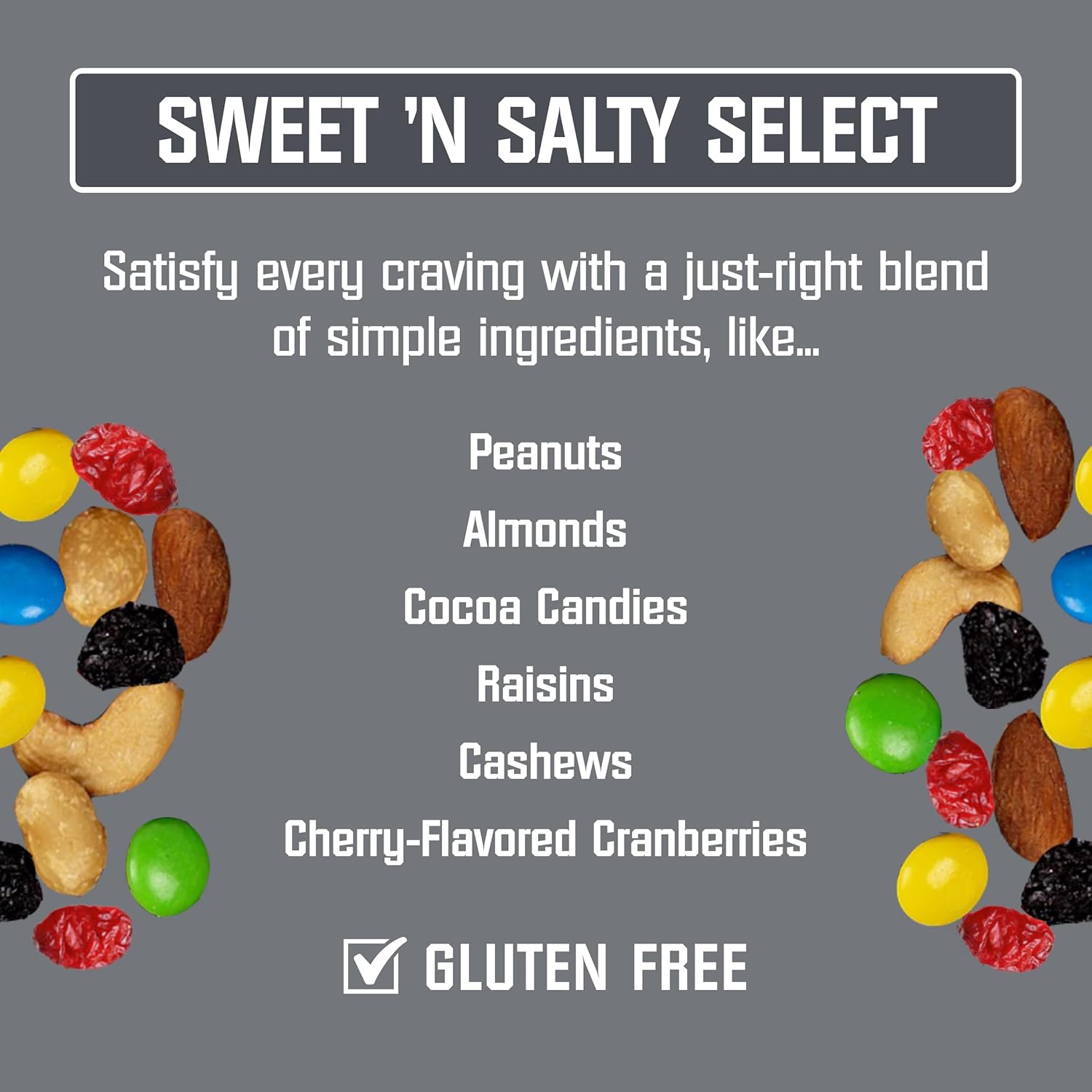 Kar’s Nuts Sweet ‘N Salty Trail Mix, 2 oz Pouch (Pack of 72), Gluten-Free Trail Mix Snack