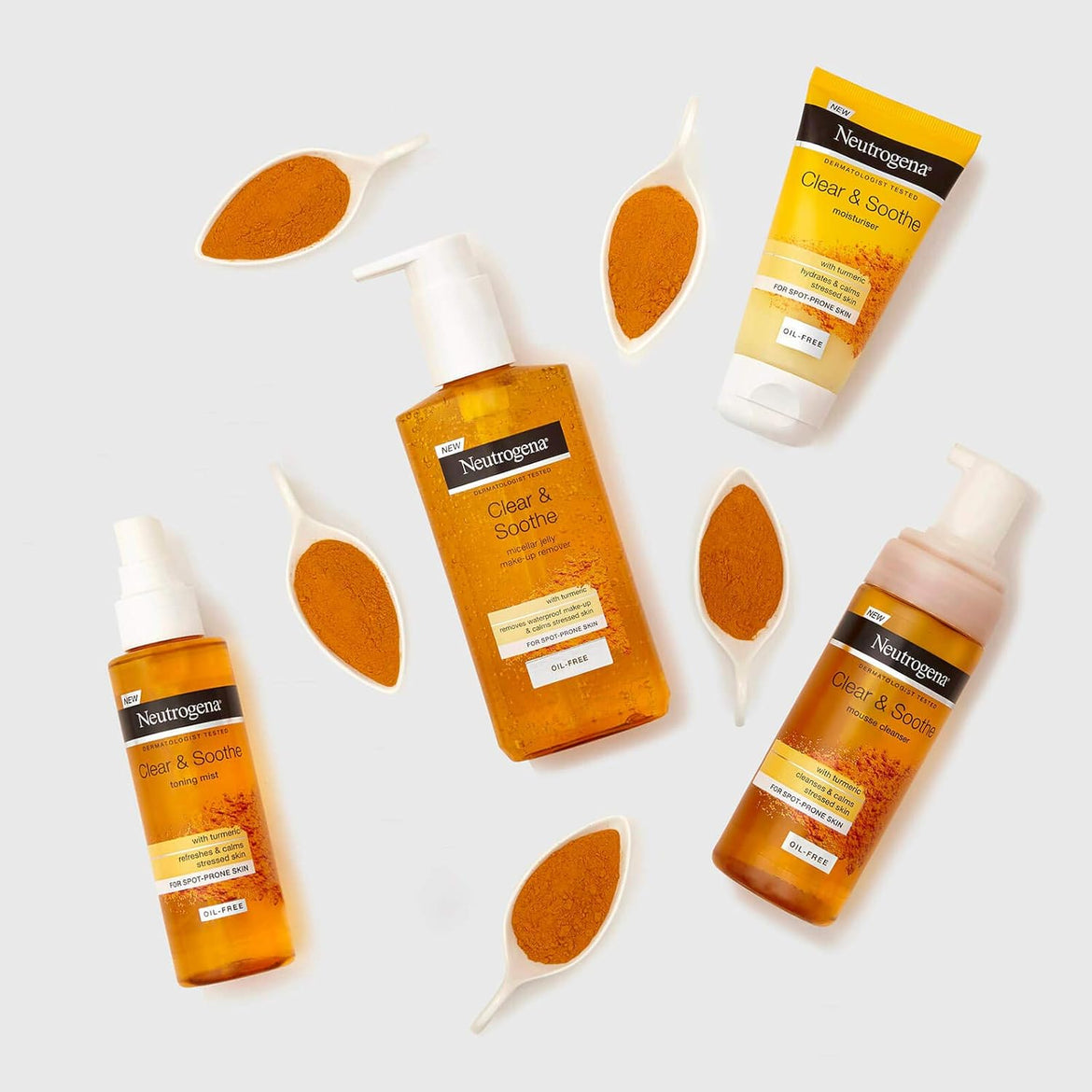 Neutrogena, Clear and Soothe Toning Mist, 125 ml, (Pack of 1)