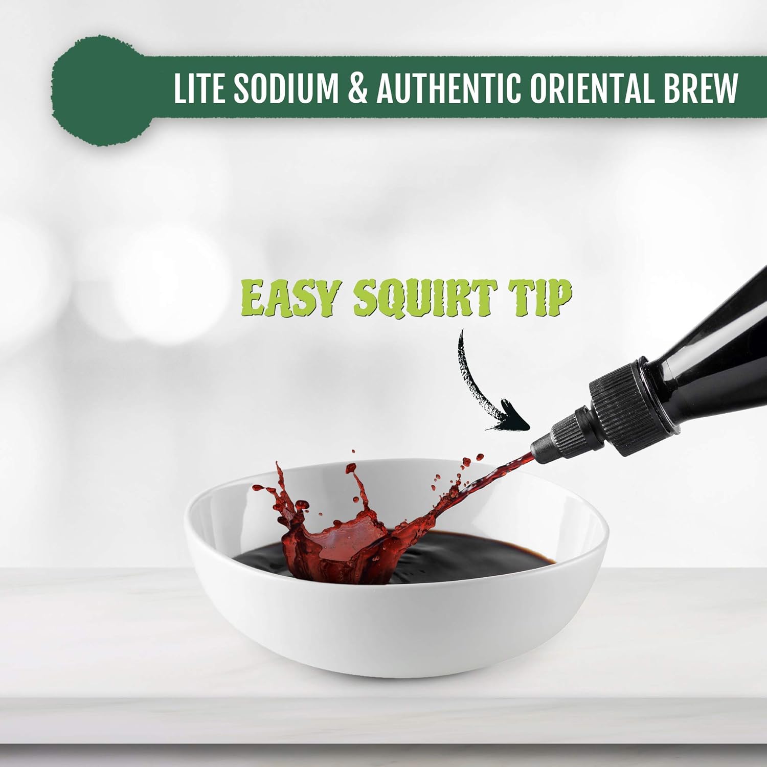 Best Of Thailand Premium Lite Soy Sauce Low Sodium | 2 Bottles of Lite Soy Sauce 23.65oz Real Authentic Asian-Brewed Marinade for Marinating Fish, Meat & Roasted Vegetables | 75% Less sodium