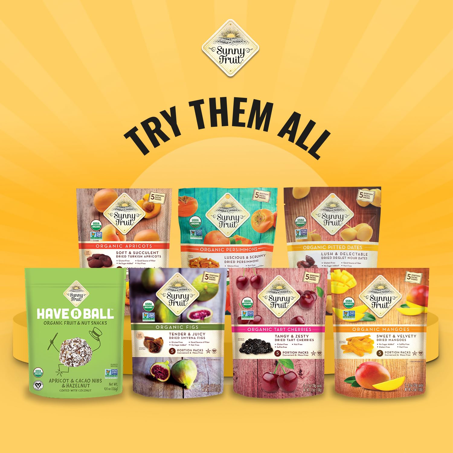 Sunny Fruit Organic Turkish Dried Figs, 2.5 Pound Bulk Bag | No Preservatives, No Sugar Added | Healthy, Sweet Snack | ORGANIC, NON-GMO, VEGAN, HALAL, KOSHER