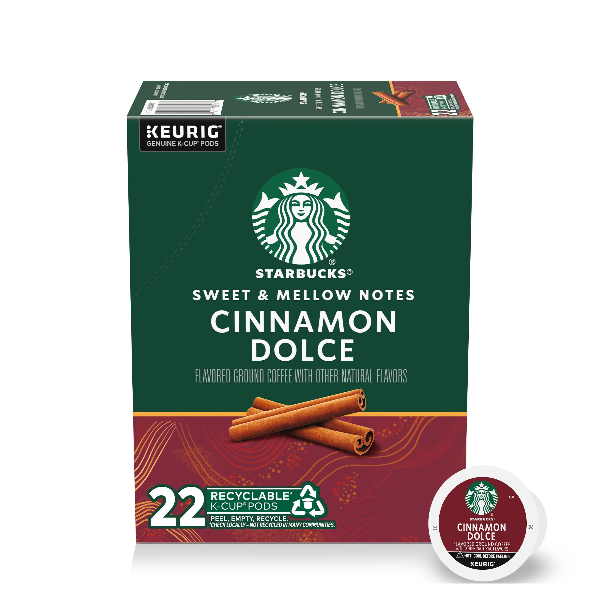 Starbucks K-Cup Coffee Pods, Medium Roast Hot or Iced Coffee, Pike Place Roast, 96 Keurig Pods