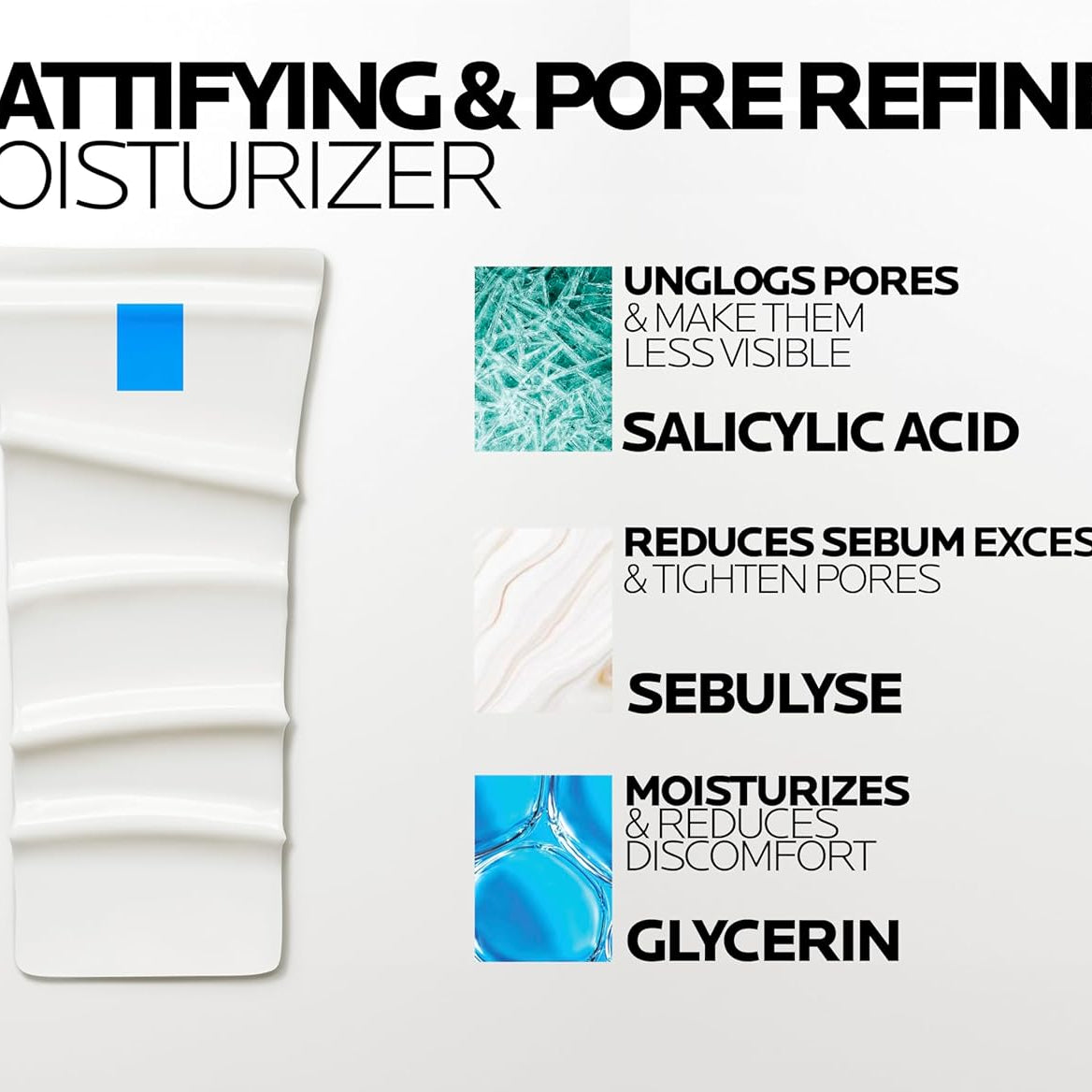 La Roche-Posay Effaclar MAT Mattifying Moisturizer for Oily Skin 40ml