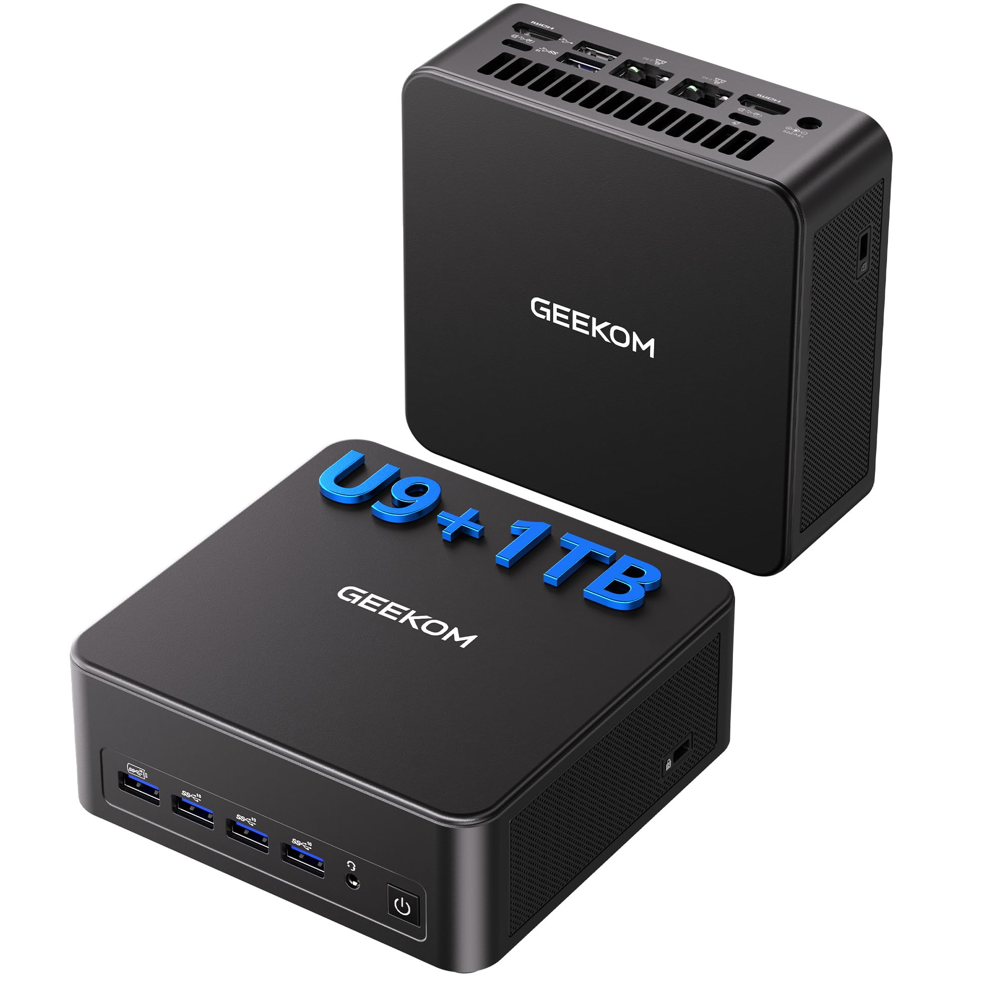 High Speed GEEKOM IT13 Mini PC 2026 with 13th Gen Intel i5-13600H |1TB SSD | 16GB RAM | Windows 11 Pro | 2 X USB4.0(40Gbps) | Quad Display| WiFi 6E |SD Slot | Intel NUC13 Replacement Desktop Computers