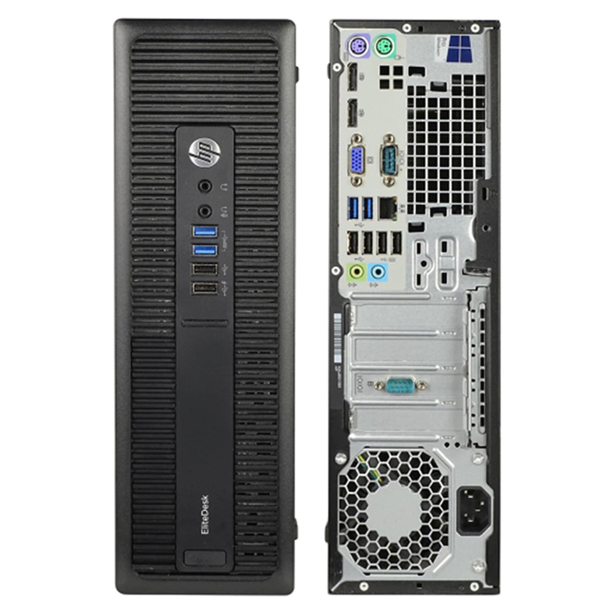 HP EliteDesk 800 G1 SFF High Performance Business Desktop Computer, Intel Quad Core i5-4590 Upto 3.7GHz, 16GB RAM, 1TB HDD, 256GB SSD (Boot), WiFi, Windows 11 Professional (Renewed)