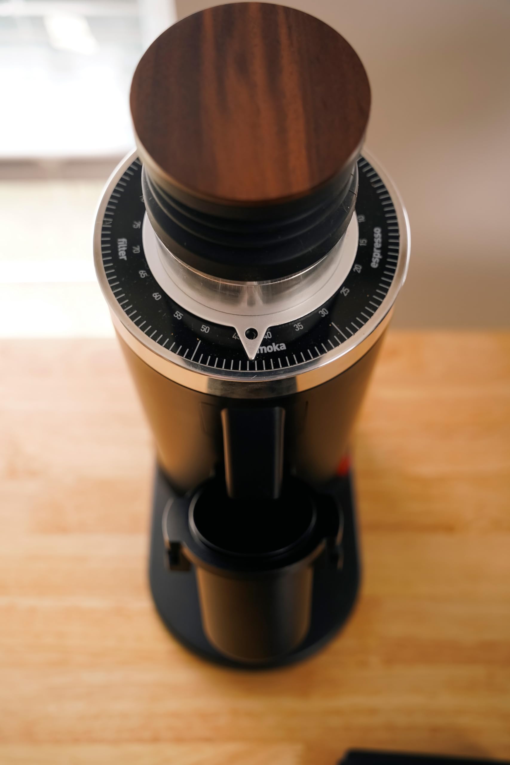 MiiCoffee DF64 II Single Dosing Coffee Grinder (Black)