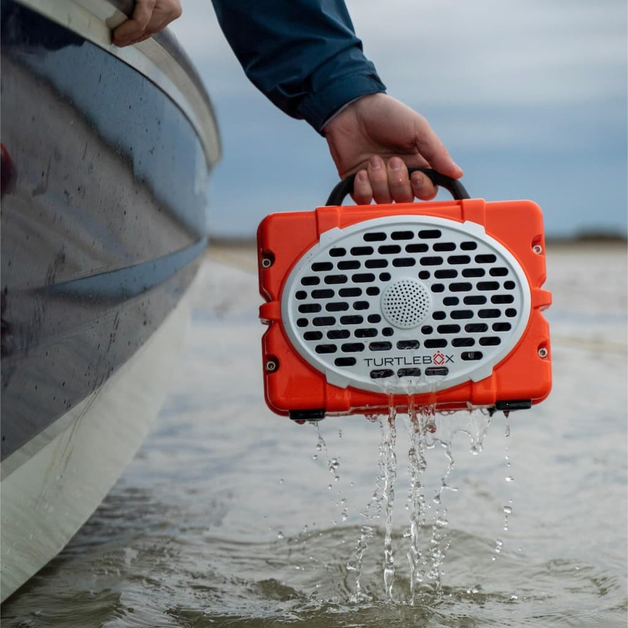 Turtlebox Original Gen 3: Portable Outdoor Bluetooth Speaker – Ultra-Loud (120dB), Waterproof (IP67), Rugged, Impact-Resistant, 3-Day Battery | Party Mode: Unlimited Pairing for Stereo Sound, Tan