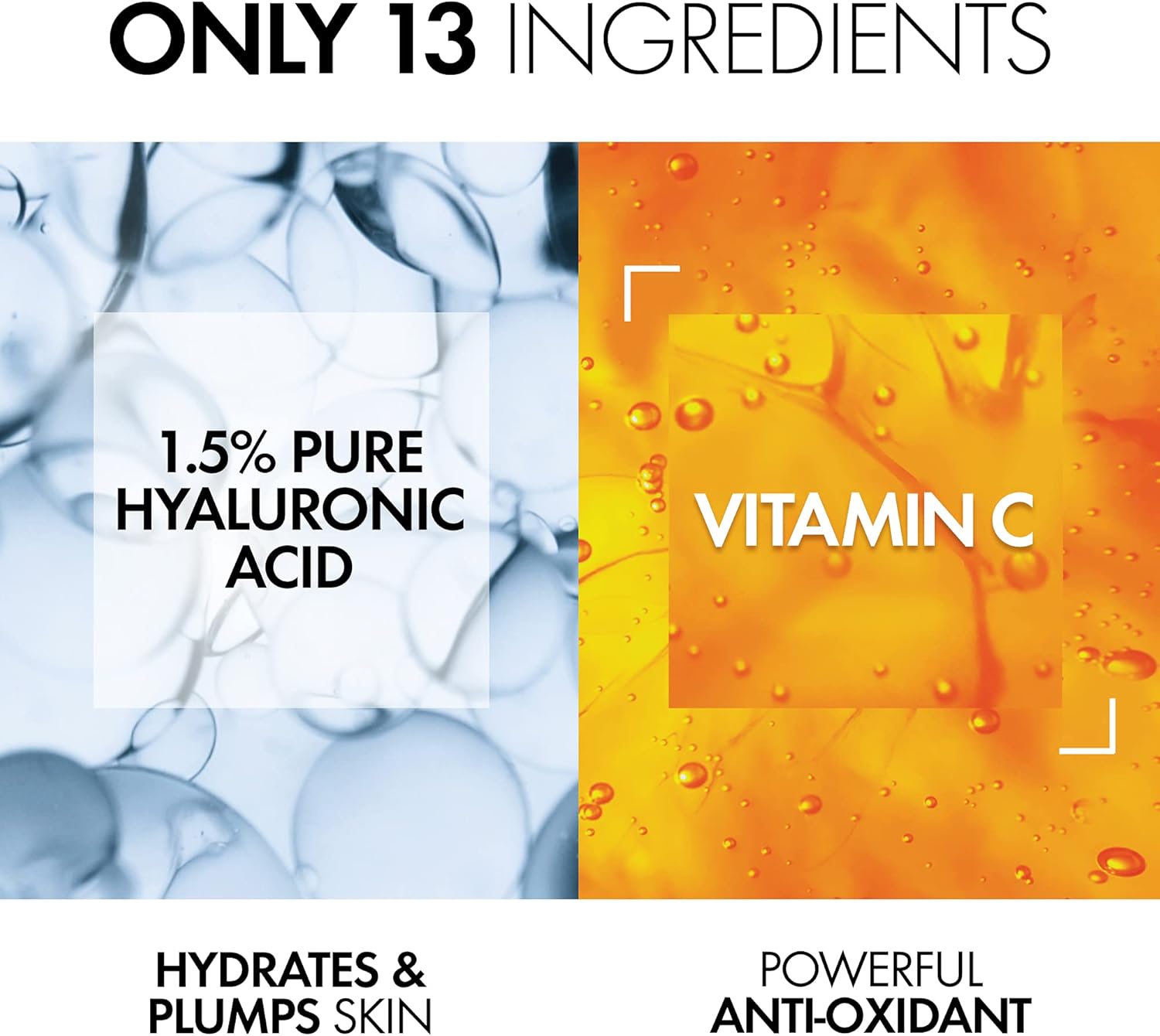 Vichy Liftactiv Supreme HA Filler Hyaluronic Acid Serum To Reduce Wrinkles, Plump, & Smooth 30ml