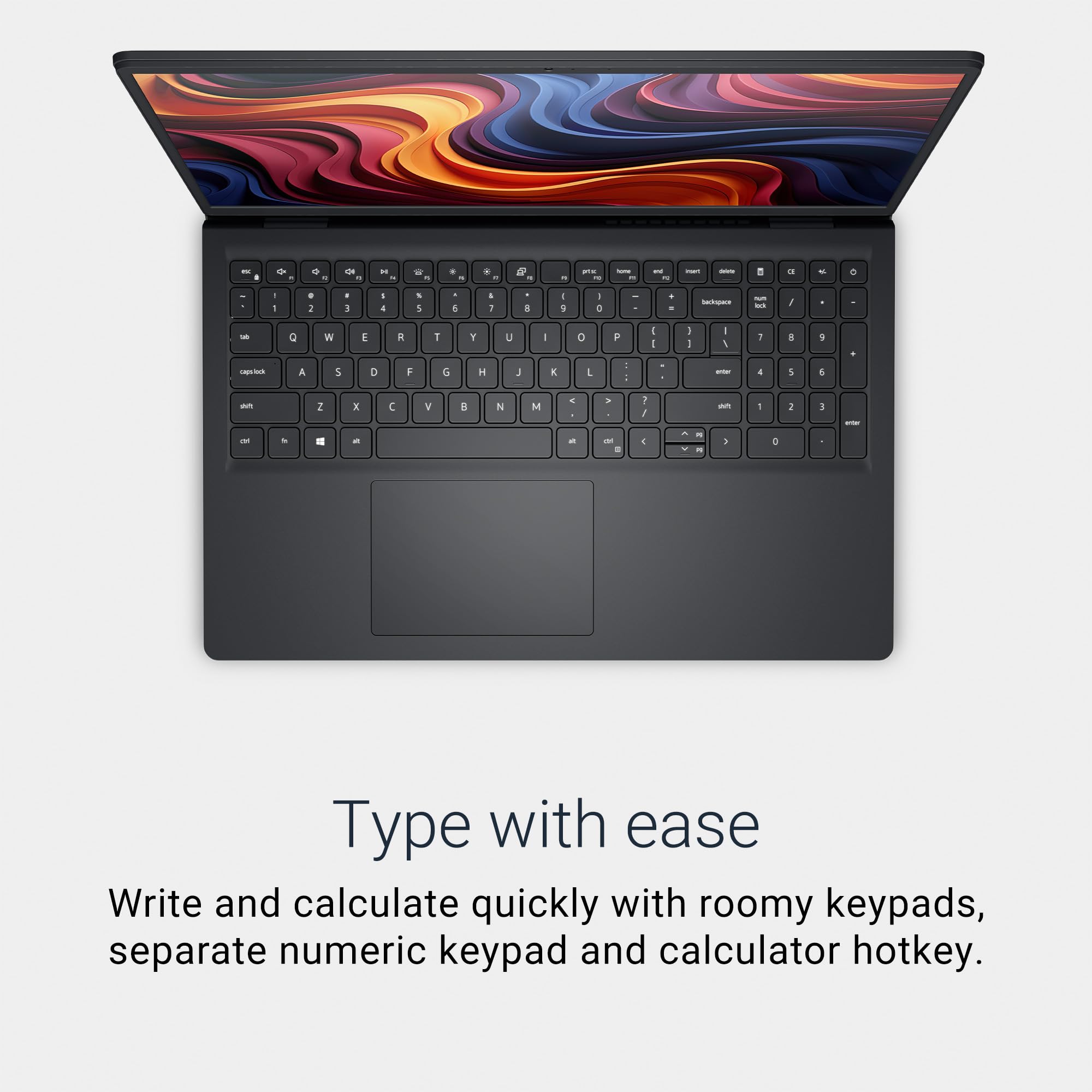 Dell 15 Laptop DC15250-15.6-inch FHD 120Hz Display, Intel Core 3 Processor 100U, 8GB DDR4 RAM, 512GB SSD, Intel UHD Graphics, Windows 11 Home, Onsite Service - Carbon Black