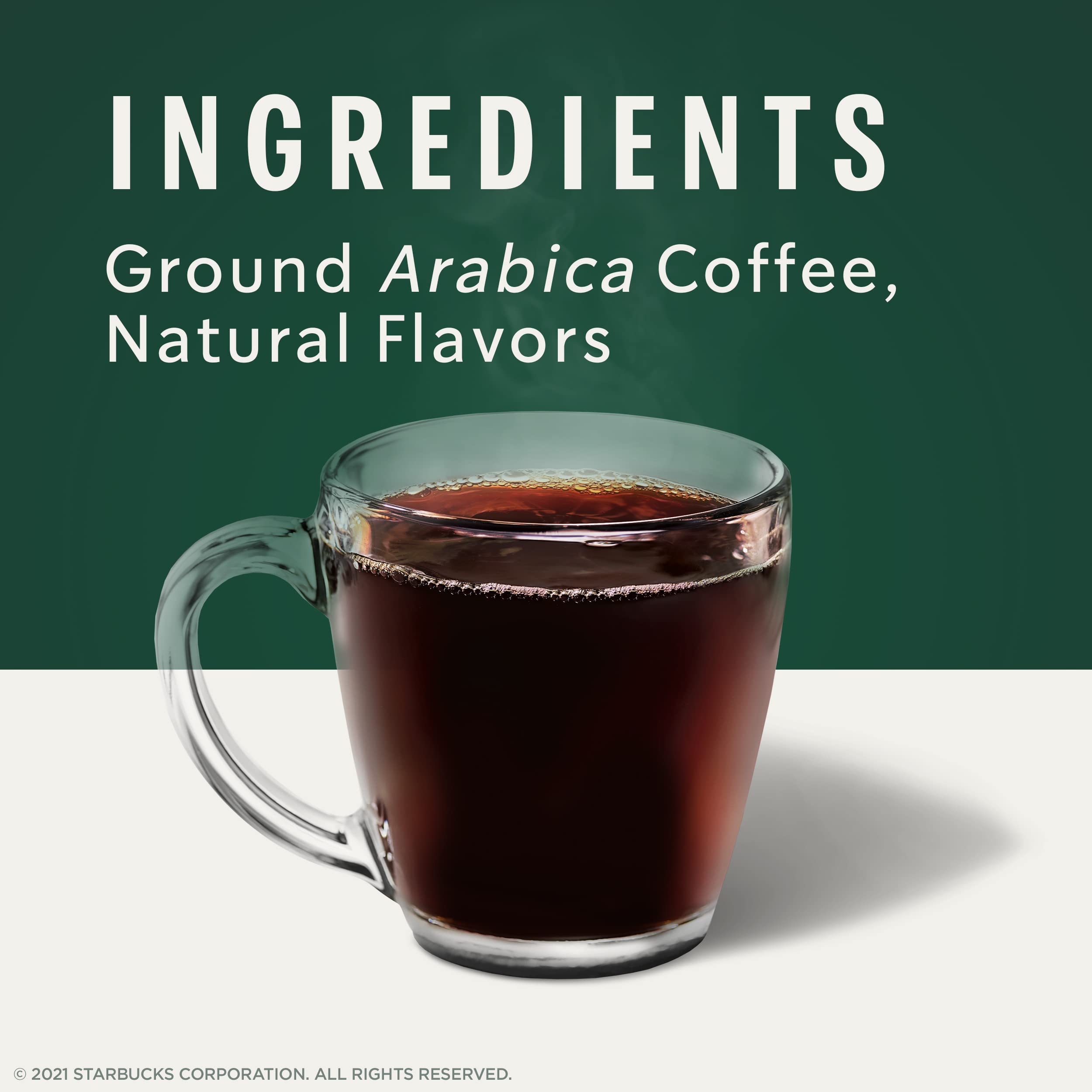 Starbucks K-Cup Coffee Pods, Starbucks Blonde Roast Hot or Iced Coffee, Veranda Blend, 96 Keurig Pods