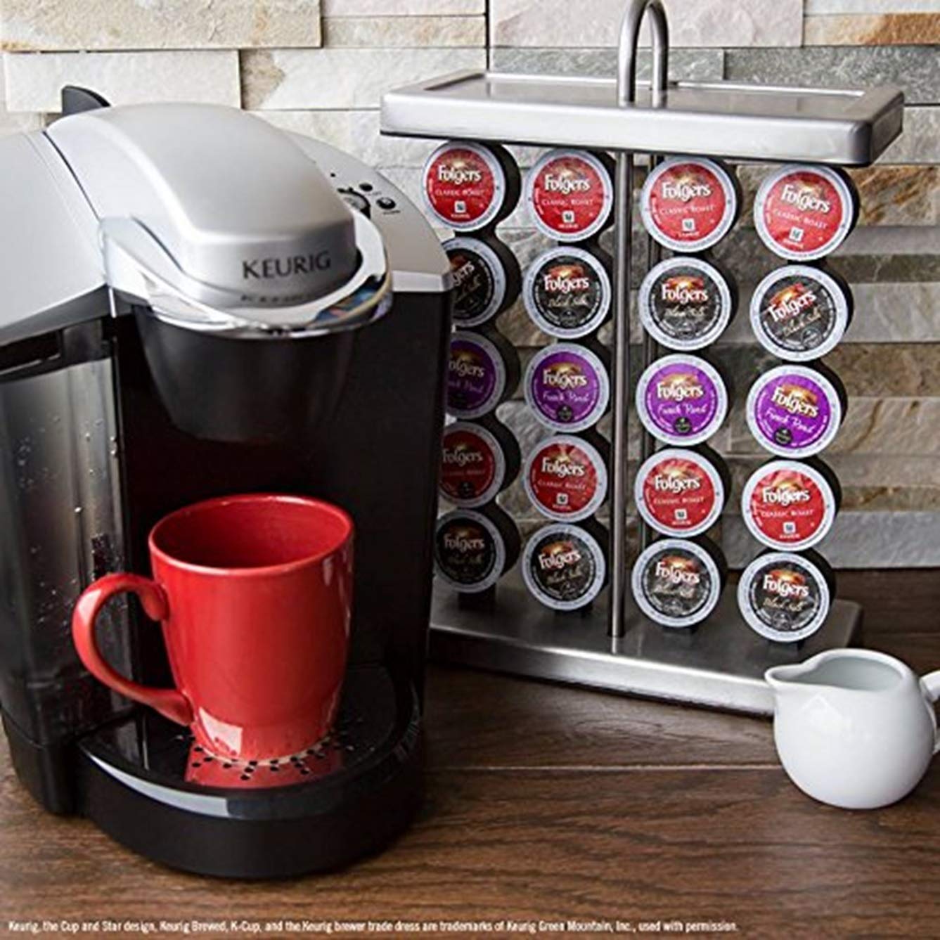 Folgers Classic Roast Medium Roast Coffee, 72 Keurig K-Cup Pods