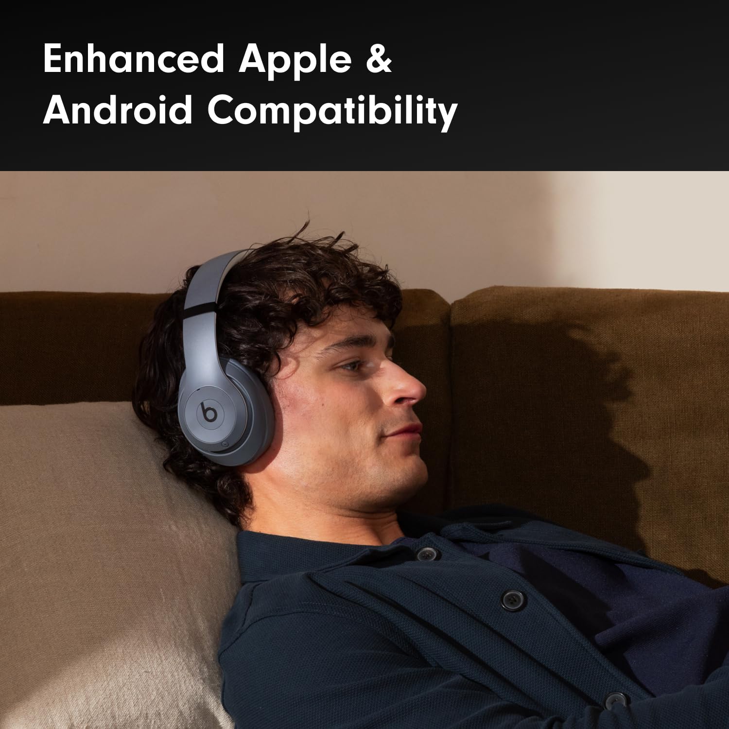Beats Studio Pro Premium Wireless Over-Ear Headphones- Up to 40-Hour Battery Life, Active Noise Cancelling, Great for Travel & Commuting, USB-C Lossless Audio, Apple & Android Compatible -Black