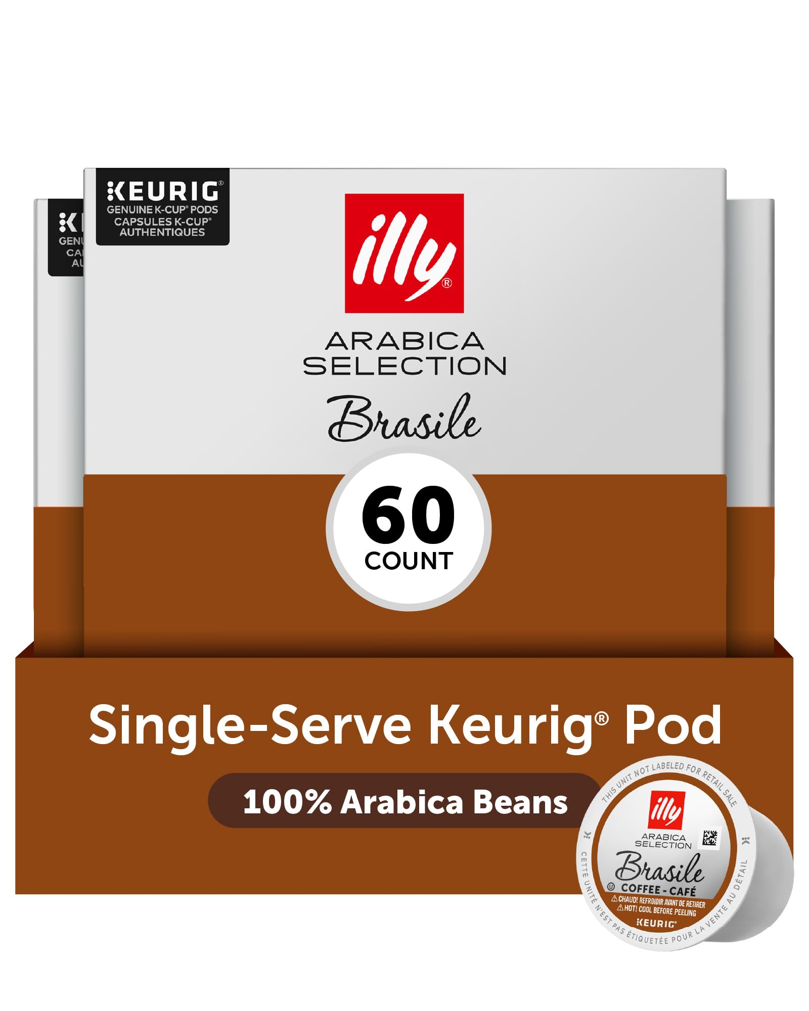 Illy Coffee K Cups - Pods For Keurig Machines – Classico Roast - Caramel, Orange Blossom & Jasmine - Mild, Flavorful & Balanced Flavor - No Preservatives – 32 Count