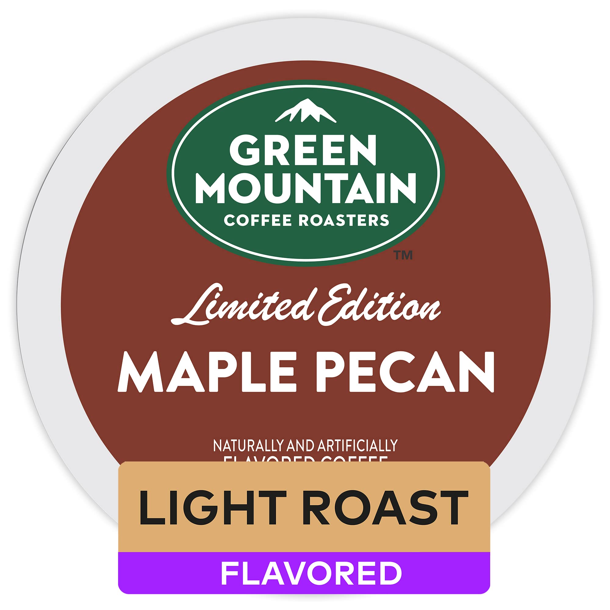 Green Mountain Coffee Roasters Caramel Vanilla Cream Keurig Single-Serve K-Cup pods, Light Roast Coffee, 72 Count