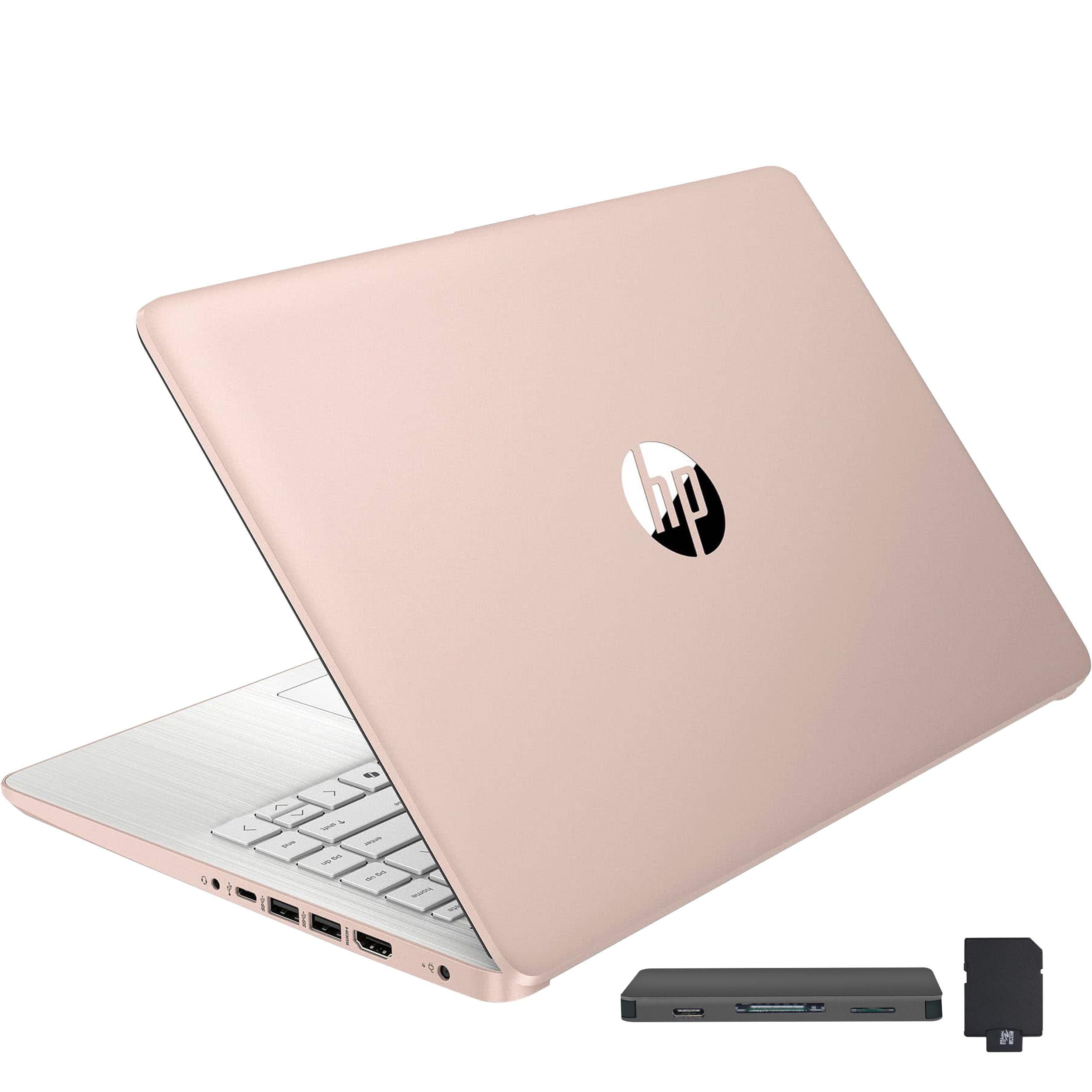 HP Stream 14" HD BrightView Laptop, Intel Celeron N4120, 16GB RAM, 288GB Storage (128GB UFS + 160GB Docking Station Set), Intel UHD Graphics, 720p Webcam, Wi-Fi, 1 Year Office 365, Win 11S, Silver