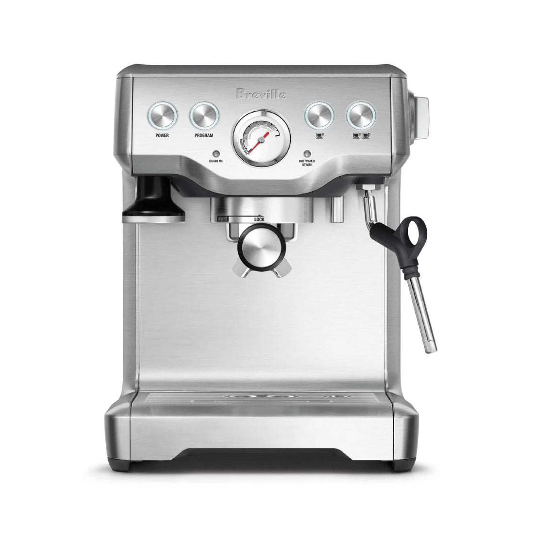 Breville Infuser Espresso Machine BES840XL, 10.25 x 12.5 x 13.25 Inches, Black Sesame