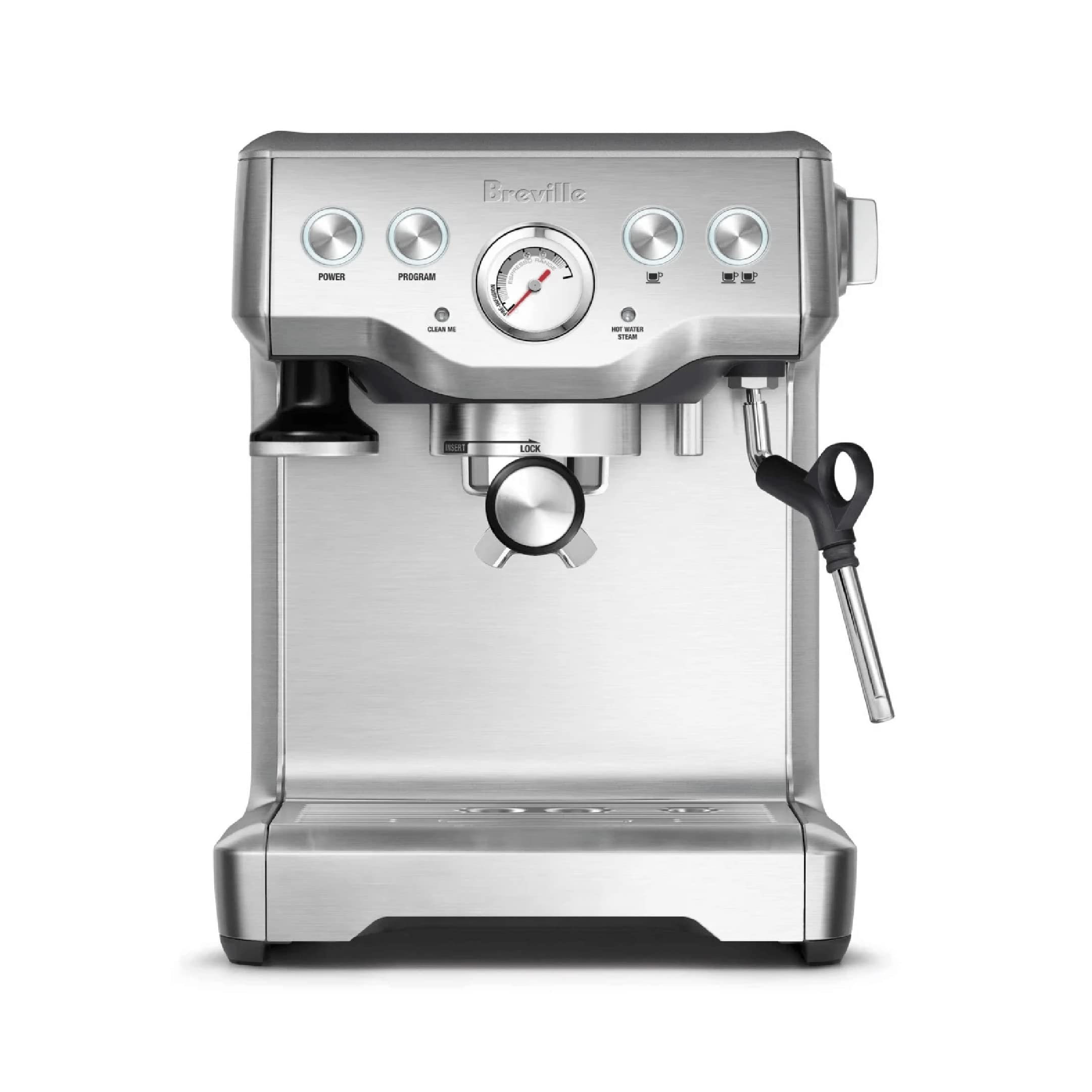 Breville Infuser Espresso Machine BES840XL, 10.25 x 12.5 x 13.25 Inches, Black Sesame