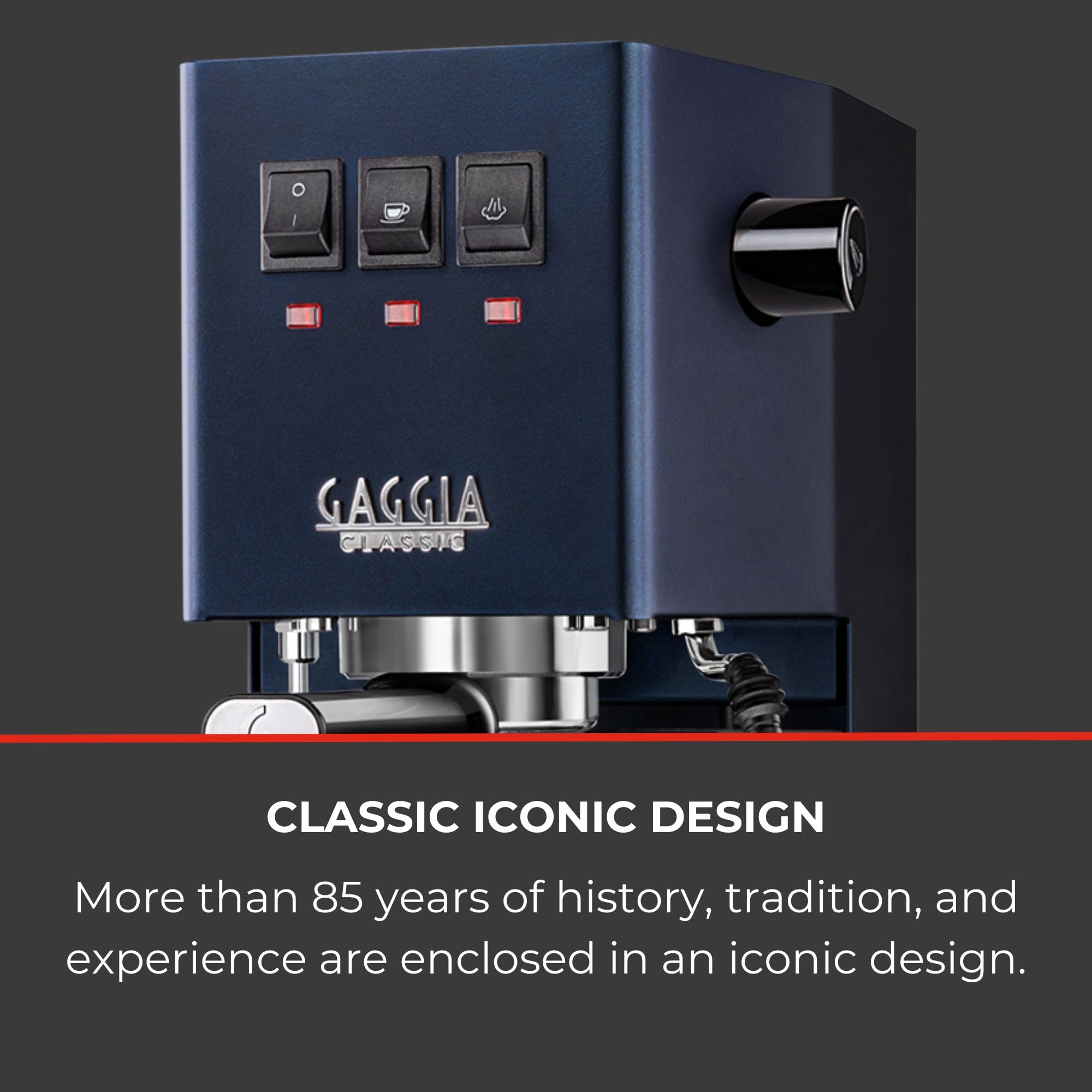 Gaggia RI9380/46 E24 Espresso Machine, Brushed Stainless Steel