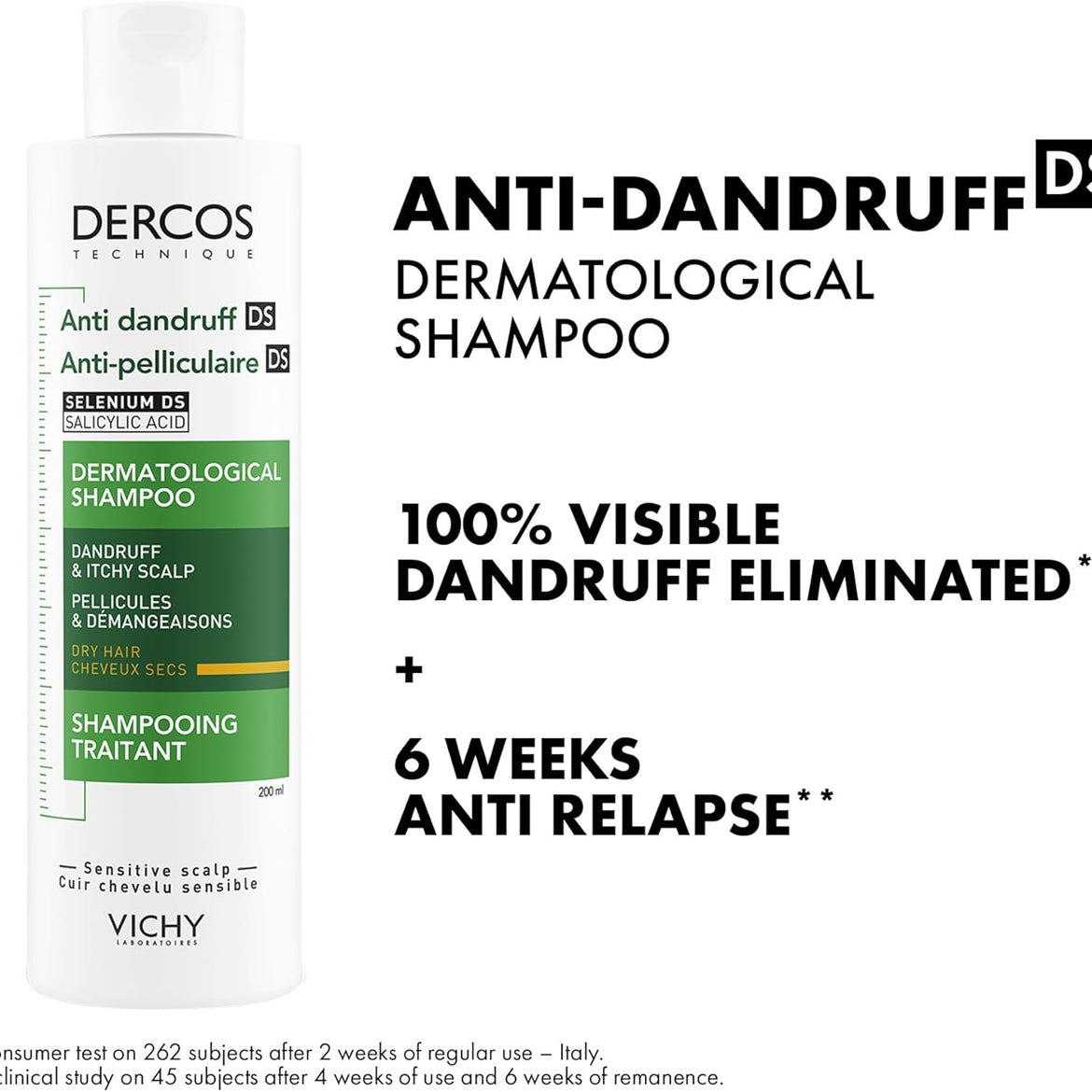 Vichy Dercos Anti Dandruff Shampoo for Dry hair