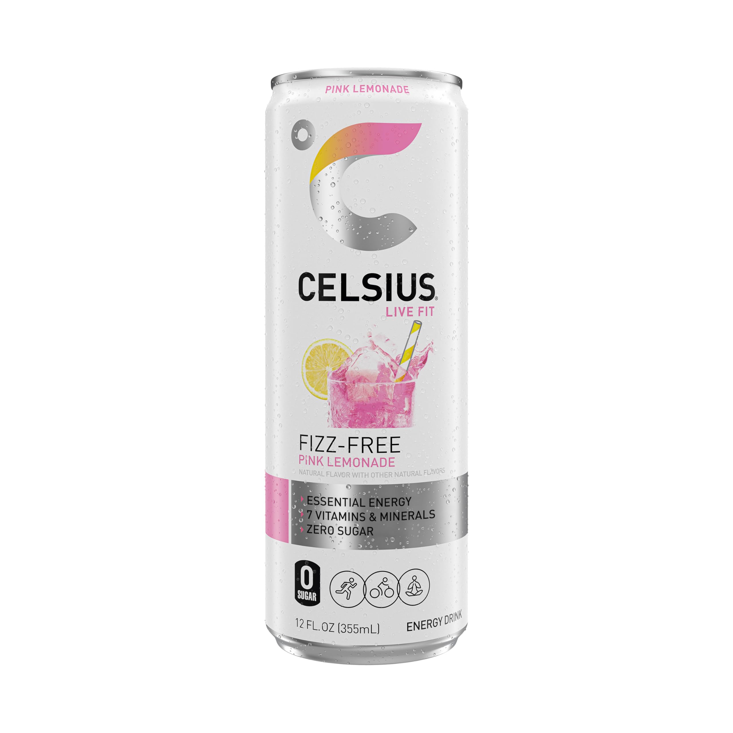 CELSIUS Sparkling Kiwi Guava, Functional Essential Energy Drink 12 Fl Oz (Pack of 12)