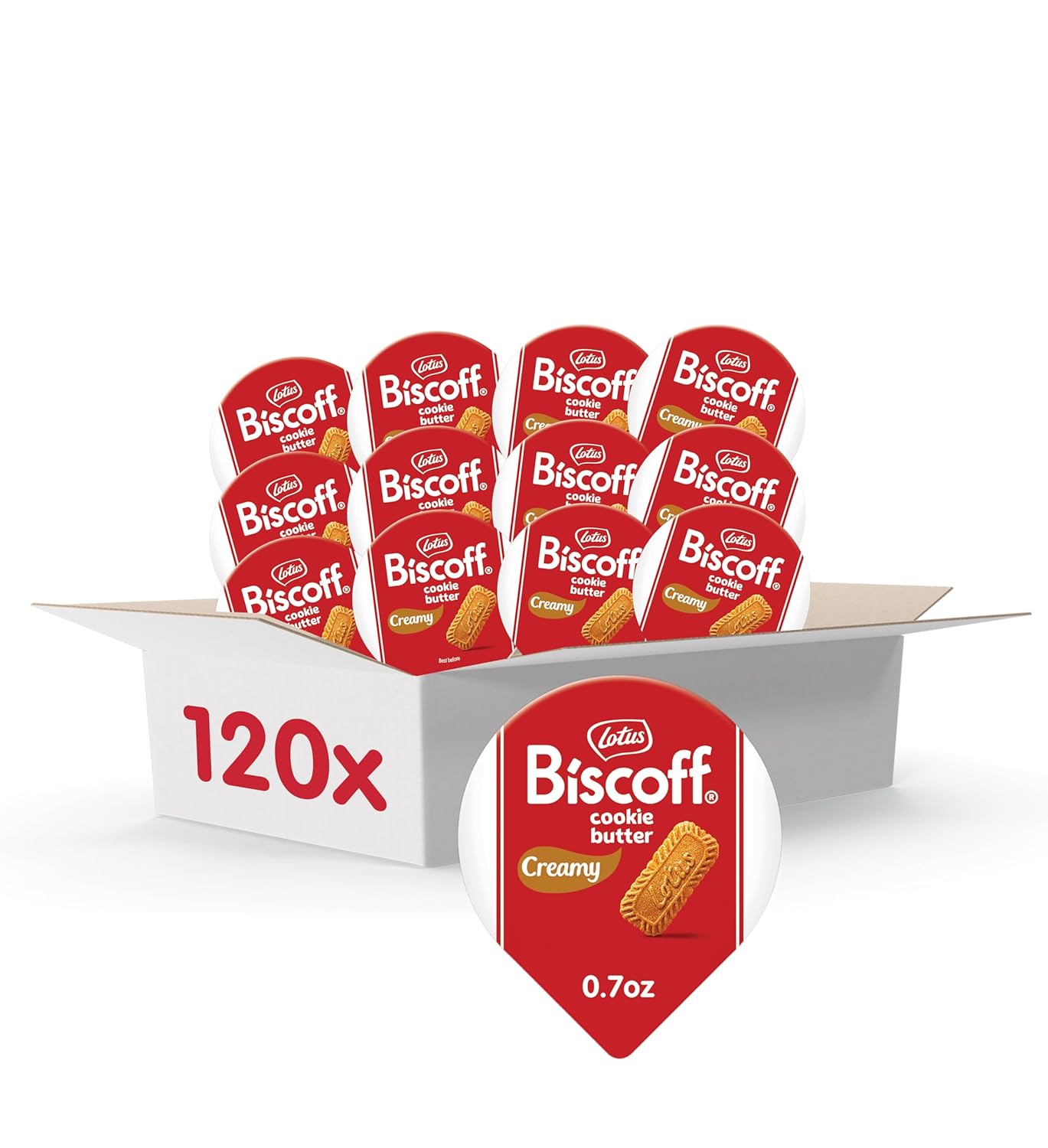 Lotus Biscoff & GO, Cookie Butter and Breadsticks Snack Pack, non GMO + Vegan, 1.6 Oz (Pack of 8)