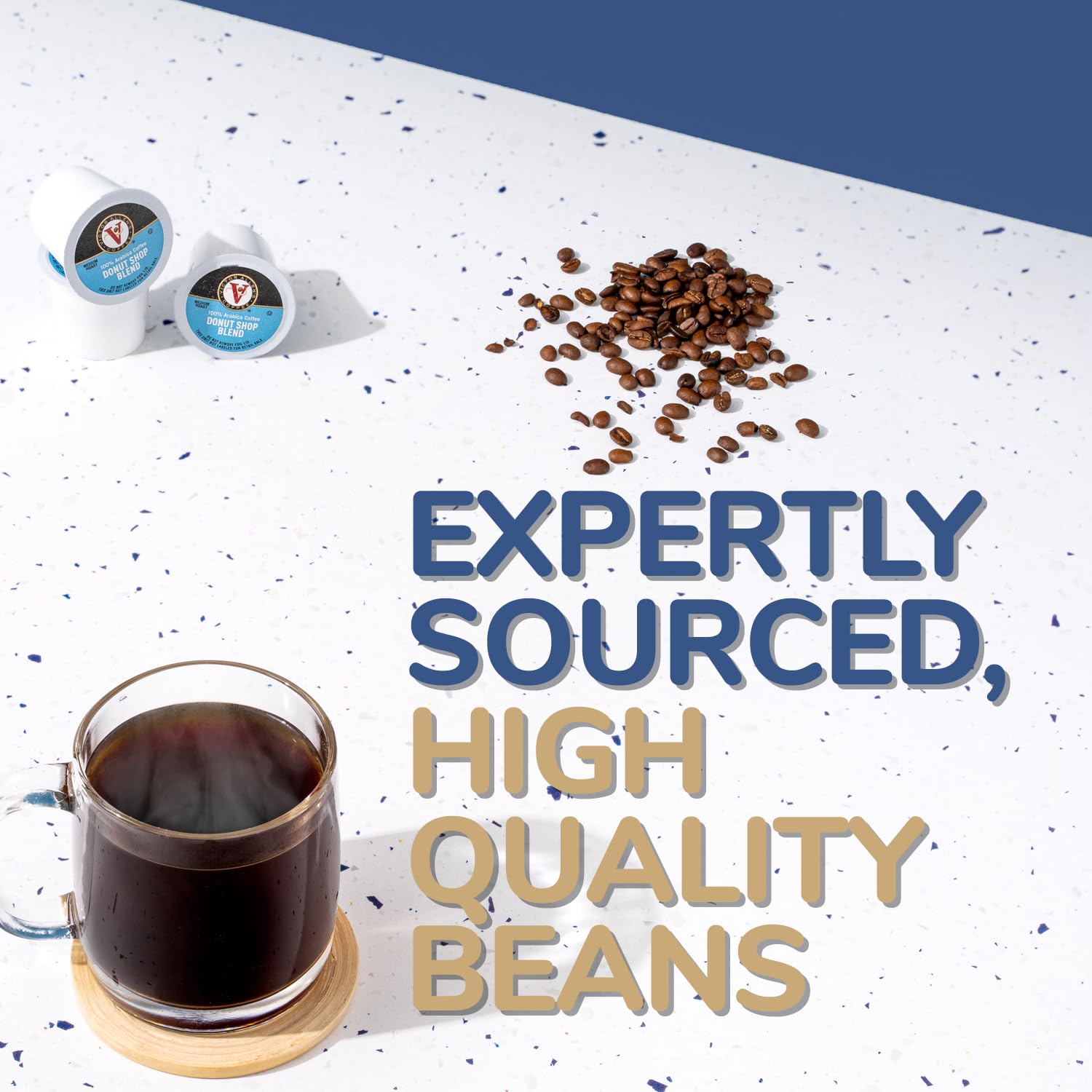 Victor Allen's Coffee Hazelnut Flavored, Medium Roast, 80 Count, Single Serve Coffee Pods for Keurig K-Cup Brewers
