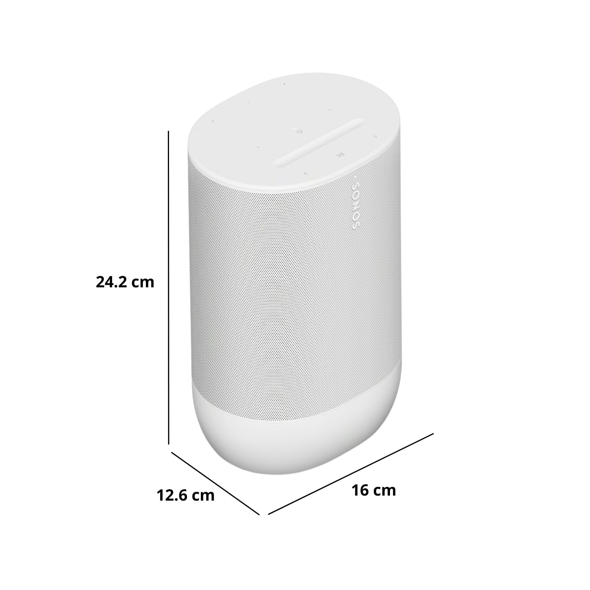 Sonos Move 2 - Black - Wireless Portable Bluetooth Speaker
