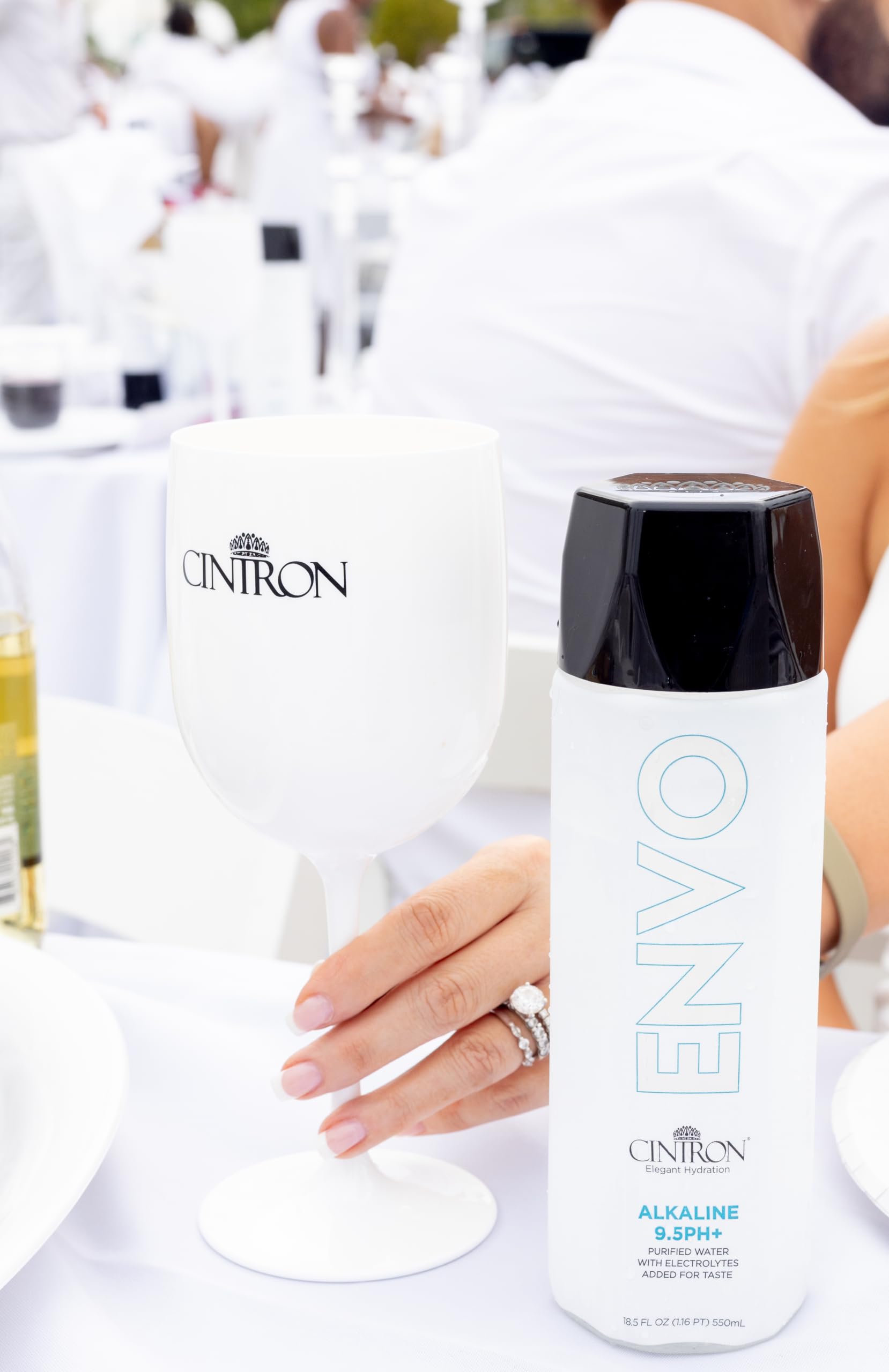 Cintron Envo Alkaline Water, Premium Bottled Water with Electrolyte Minerals, 12 Pack