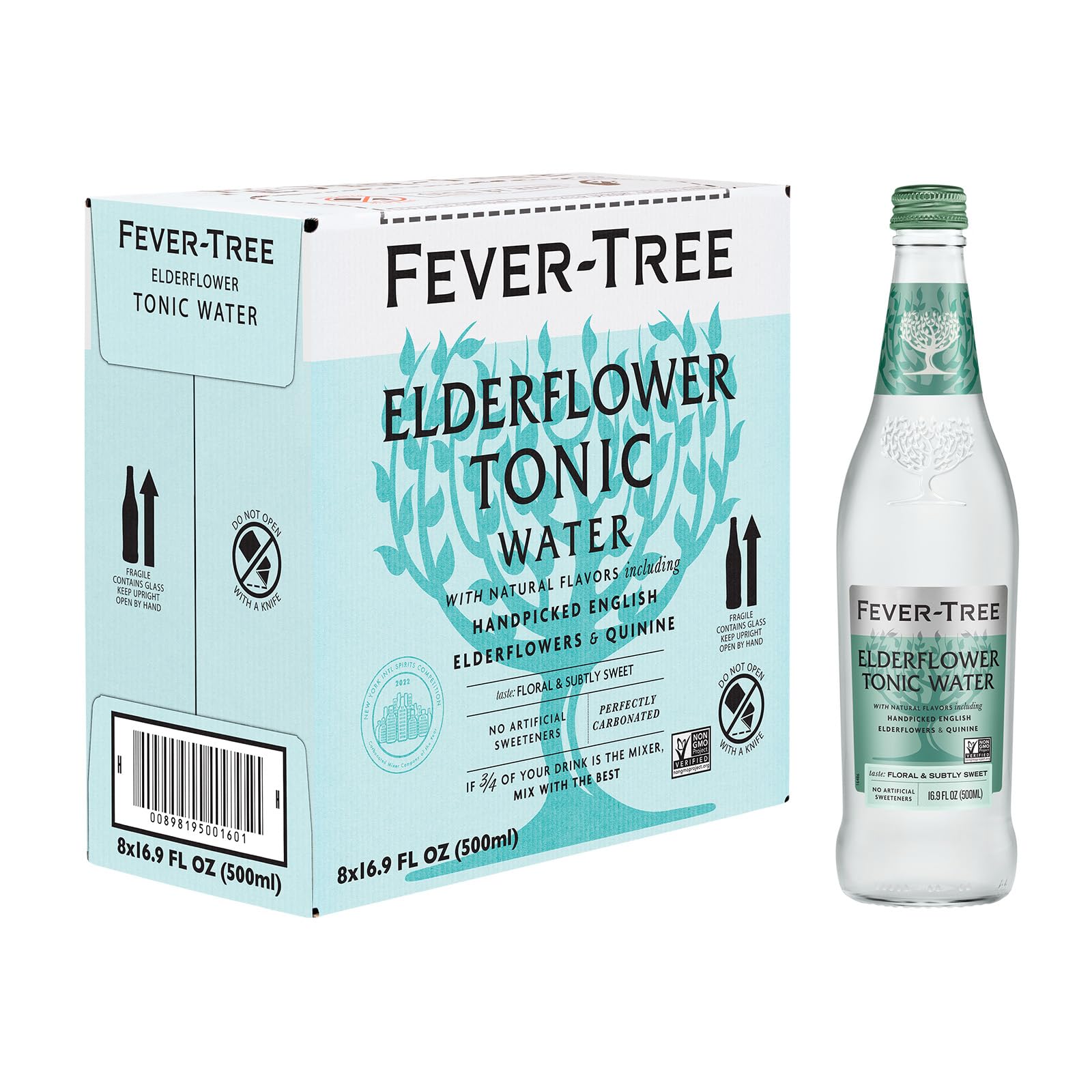 Fever Tree Tonic Water - Premium Quality Mixer - Refreshing Beverage for Cocktails & Mocktails. Naturally Sourced Ingredients, No Artificial Sweeteners or Colors - 150 ML Cans - Pack of 24