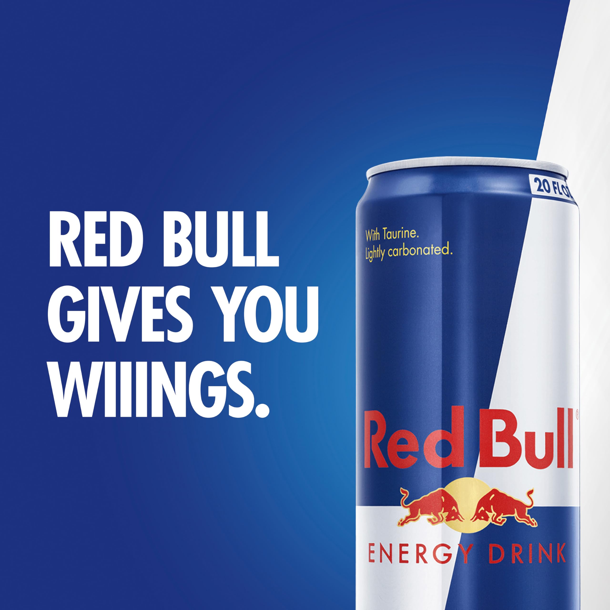 Red Bull Energy Drink with 80mg Caffeine plus Taurine & B Vitamins, 8.4 Fl Oz, 6 Packs of 4 Cans (Pack of 24)