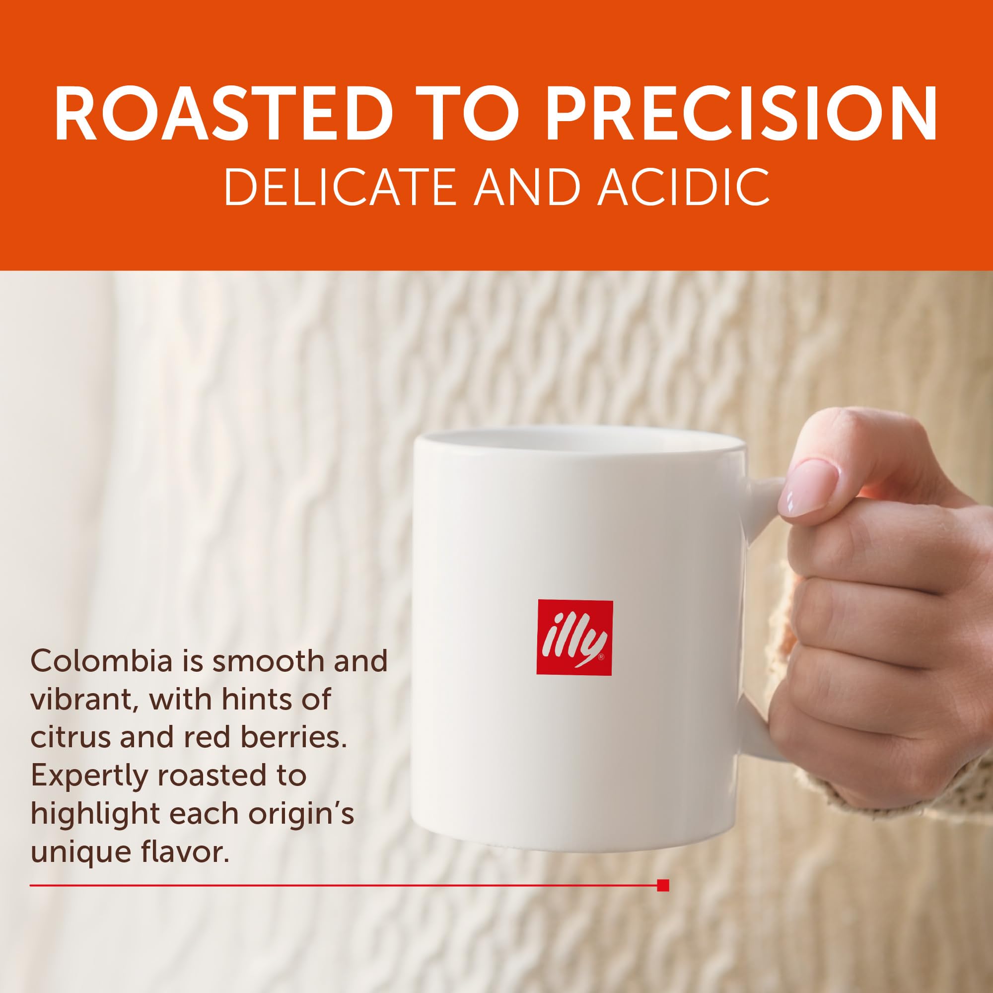 Illy Coffee K Cups - Pods For Keurig Machines – Classico Roast - Caramel, Orange Blossom & Jasmine - Mild, Flavorful & Balanced Flavor - No Preservatives – 32 Count