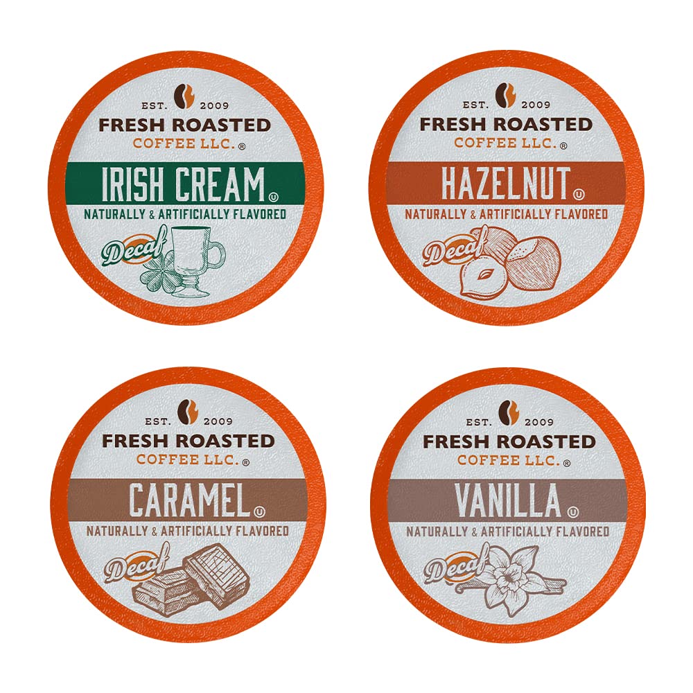 Fresh Roasted Coffee, Italian Roast, Dark, 96 Pods for K Cup Brewers