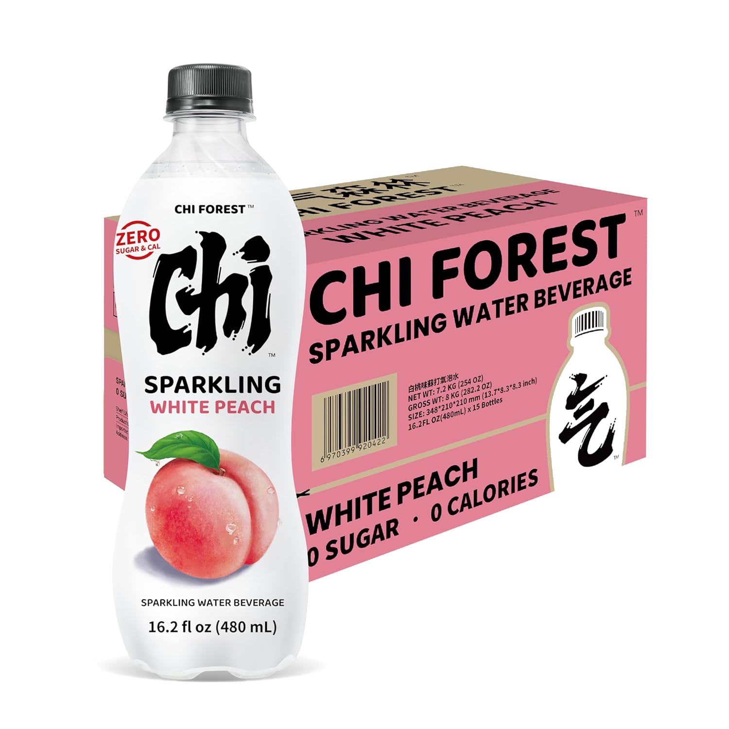 CHI FOREST Lychee Fizzy Sparkling Water (11.16 oz* 24)