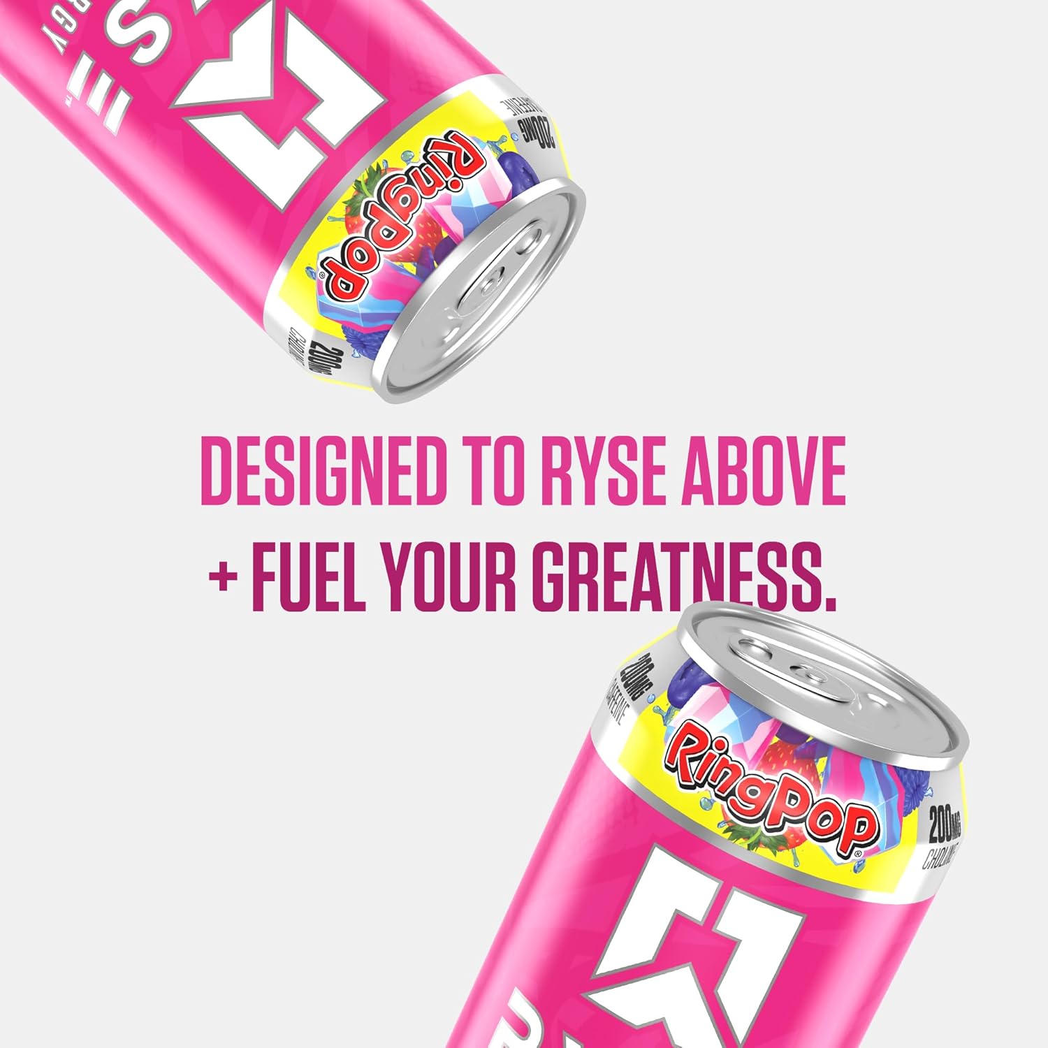 RYSE Fuel Energy Drink - Variety Pack - Sugar Free, Gluten Free & Vegan - 200mg Natural Caffeine, Taurine & Choline for Focus & Energy - No Artificial Colors - 16 fl oz Cans (12-Pack)