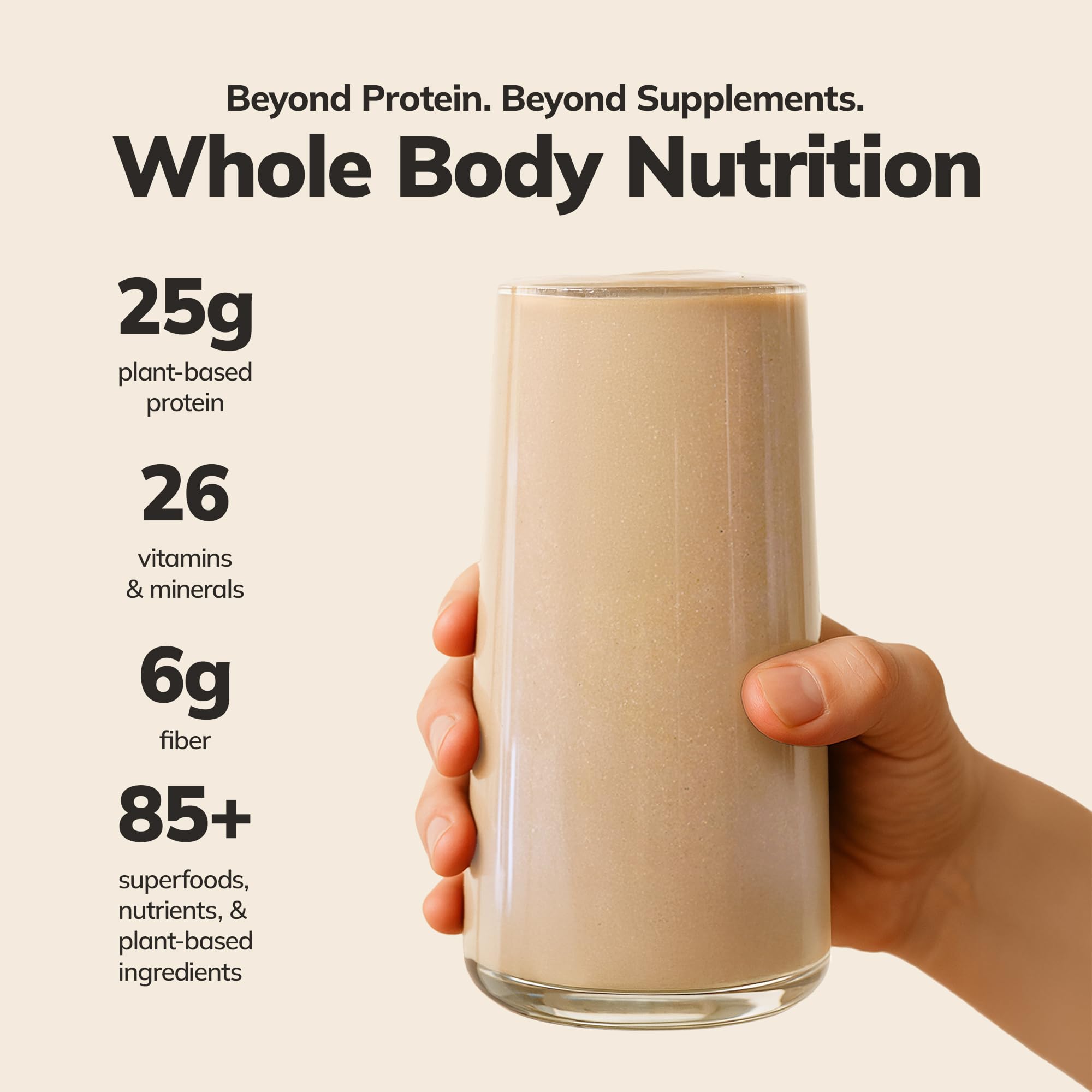 Ka’Chava Whole Body Meal Shake Vanilla 2 lb – Vegan Protein Powder with 85+ Superfoods & Greens – Plant-Based Meal Replacement with Probiotics & Digestive Enzymes – Gluten & Dairy Free (15 Servings)