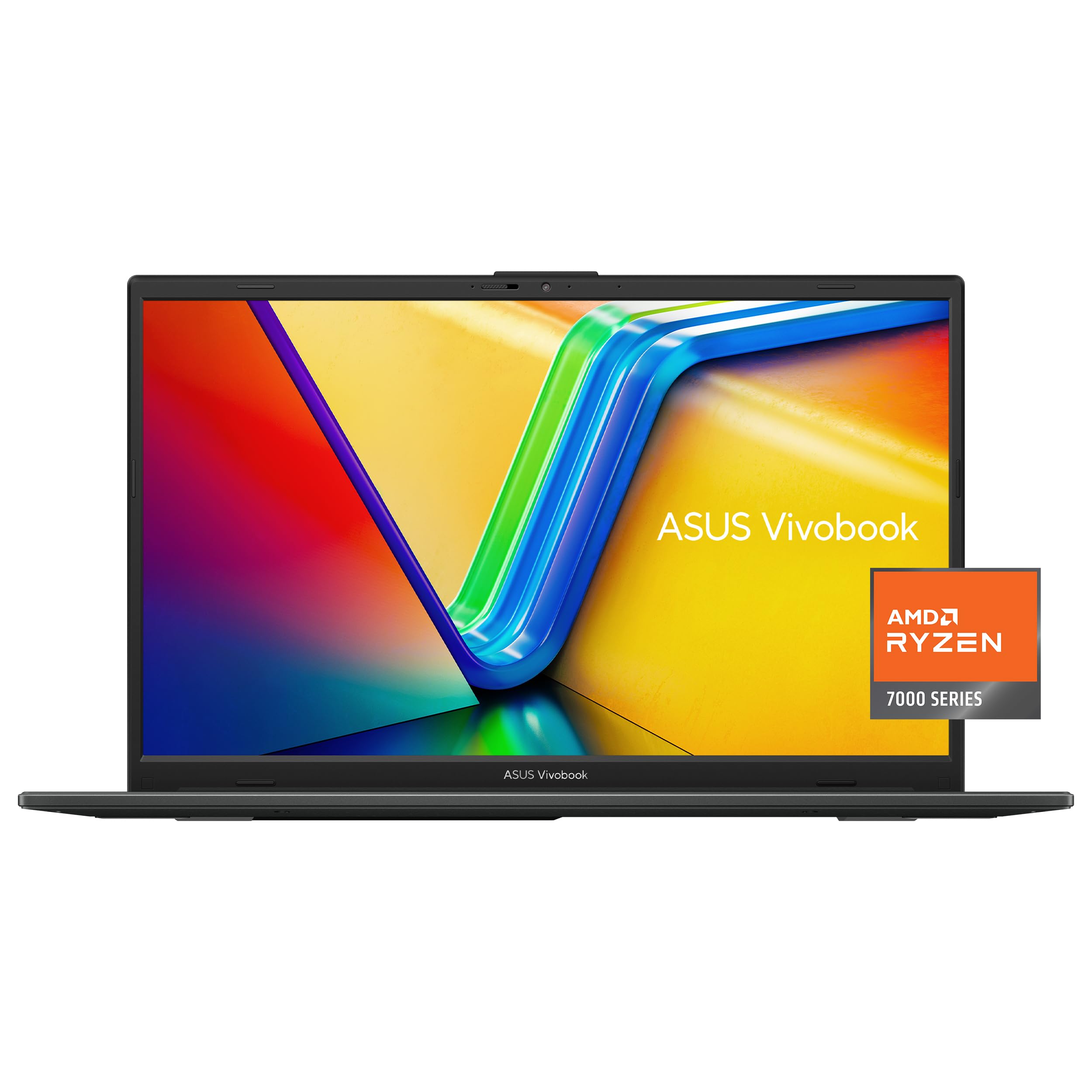 ASUS Vivobook Go 15.6” FHD Slim Laptop, AMD Ryzen 3 7320U Quad Core Processor, 8GB DDR5 RAM, 256GB SSD, Windows 11 Home, Fast Charging, Webcam Shield, Military Grade Durability, Black, E1504FA-AB34