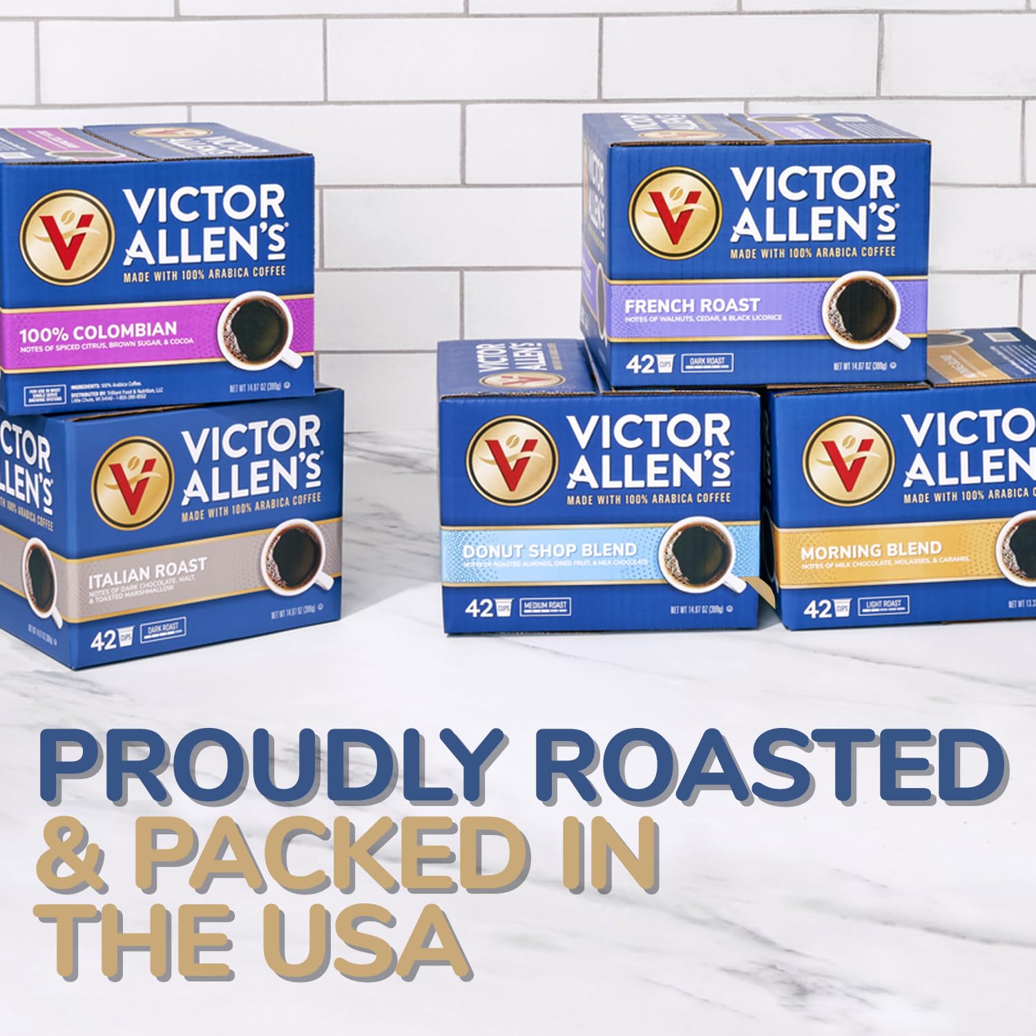 Victor Allen's Coffee Hazelnut Flavored, Medium Roast, 80 Count, Single Serve Coffee Pods for Keurig K-Cup Brewers
