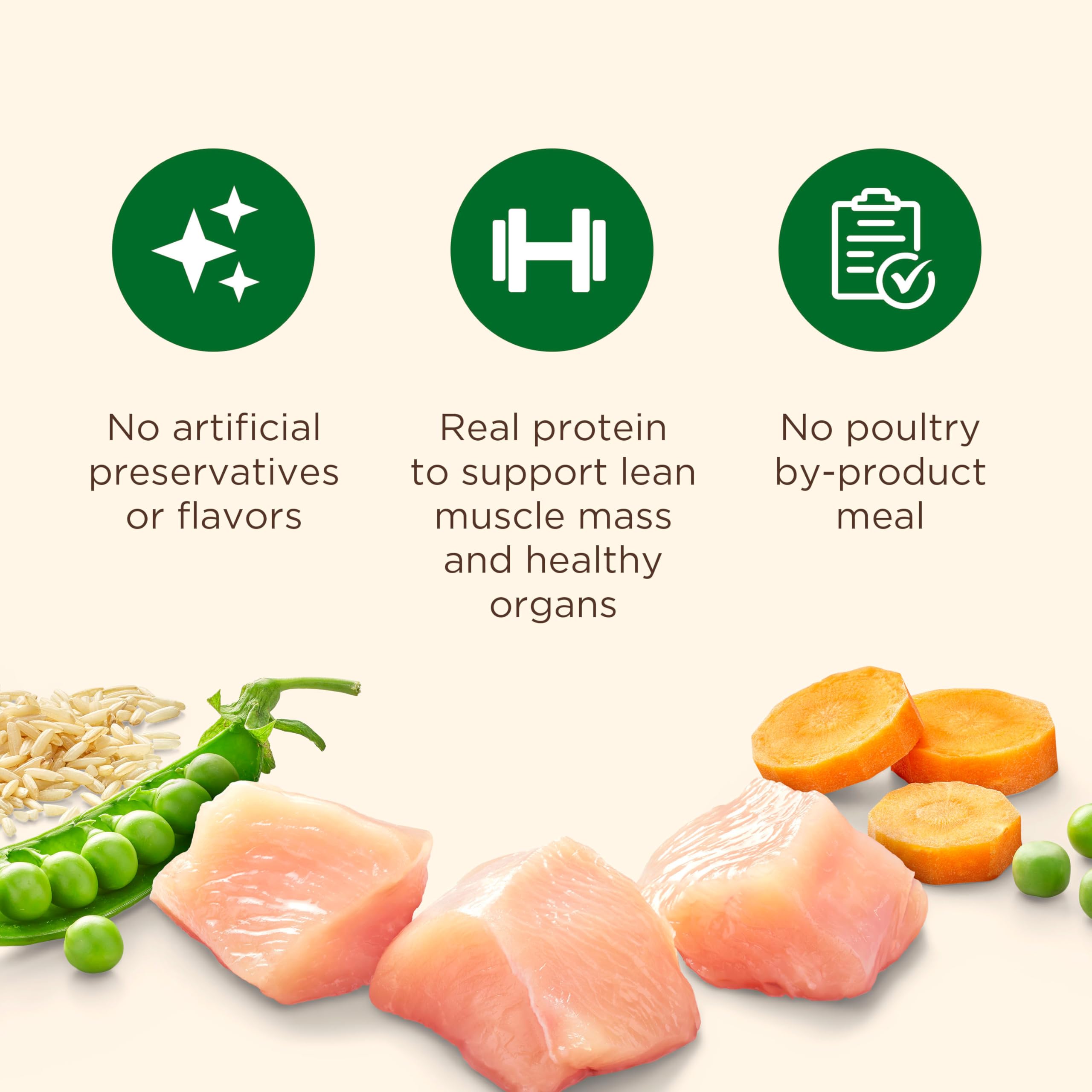 Nutrish Dry Dog Food, Real Chicken & Veggies Recipe Whole Health Blend, 6 lb. Bag (Rachael Ray)
